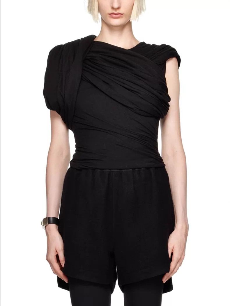 Rick Owens Rick Owens Multi-layer winding sleeveless vest Size XS / US 0-2 / IT 36-38 - 1 Thumbnail
