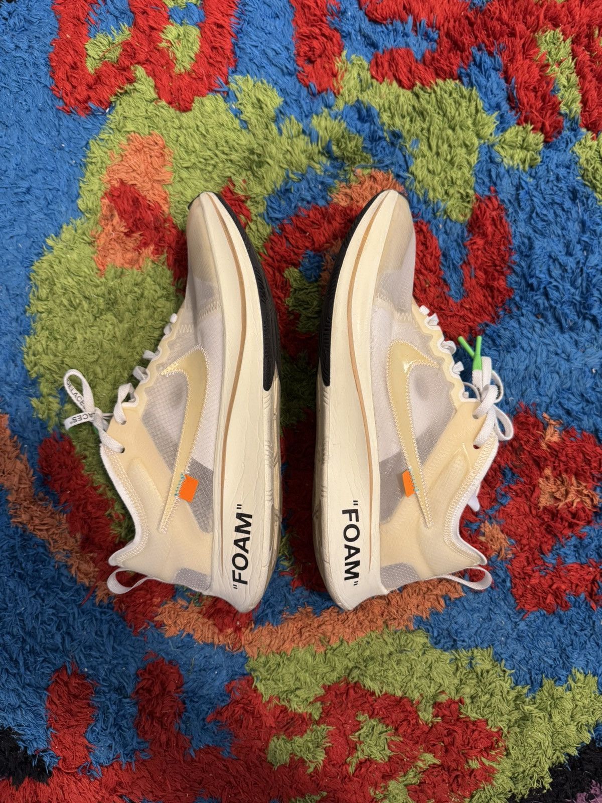 Nike × Off-White Nike X Off White “The Ten” Original Zoom Fly Size US 10.5 / EU 43-44 - 2 Thumbnail