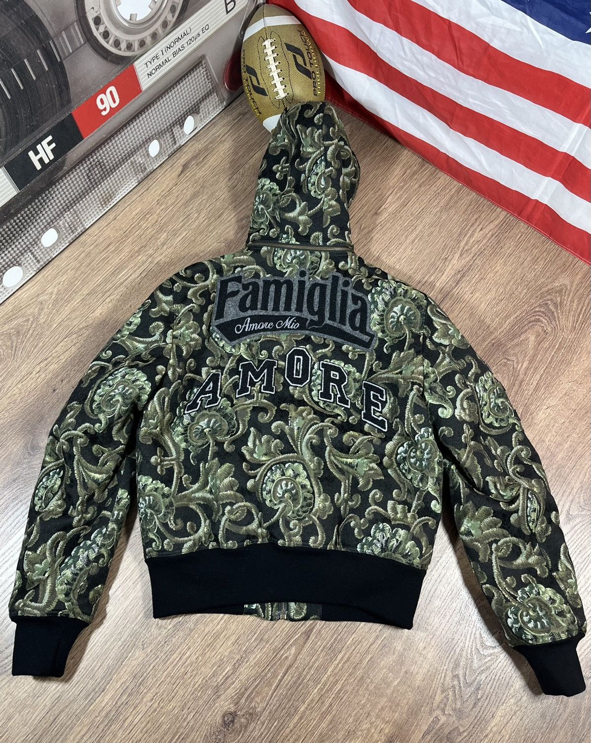 Dolce & Gabbana Embroidered Zip Hoodie – Baroque Pattern
