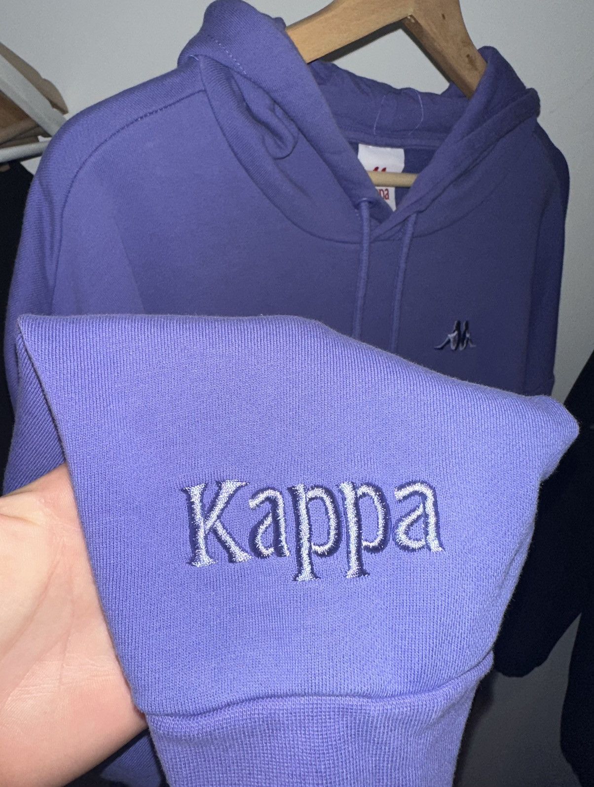 Kappa purple hoodie hot sale