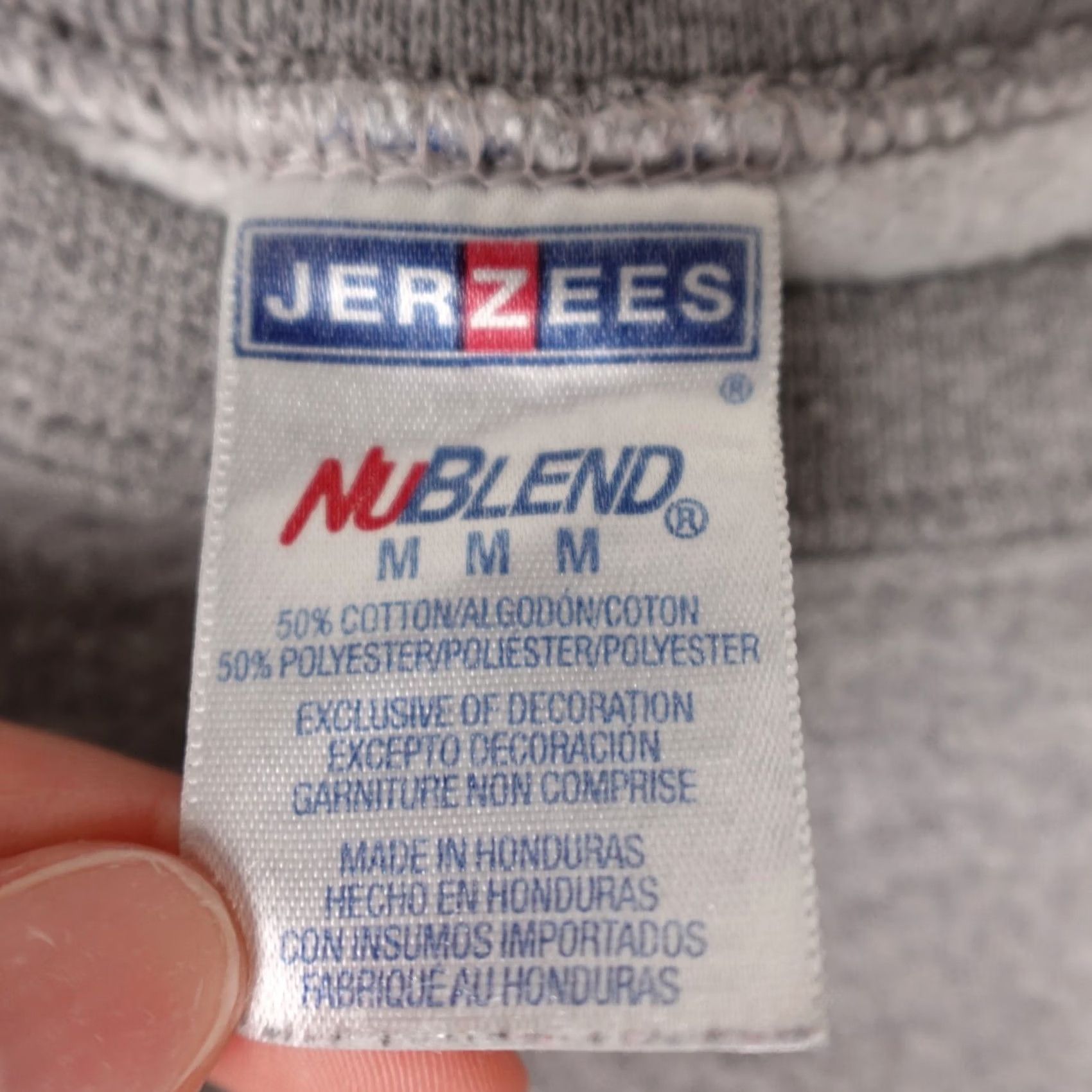 Jerzees JERZEES Levi The Poet Sweater Mens Medium Gray Crewneck Hip Hop Spoken Word Size US M / EU 48-50 / 2 - 2 Thumbnail