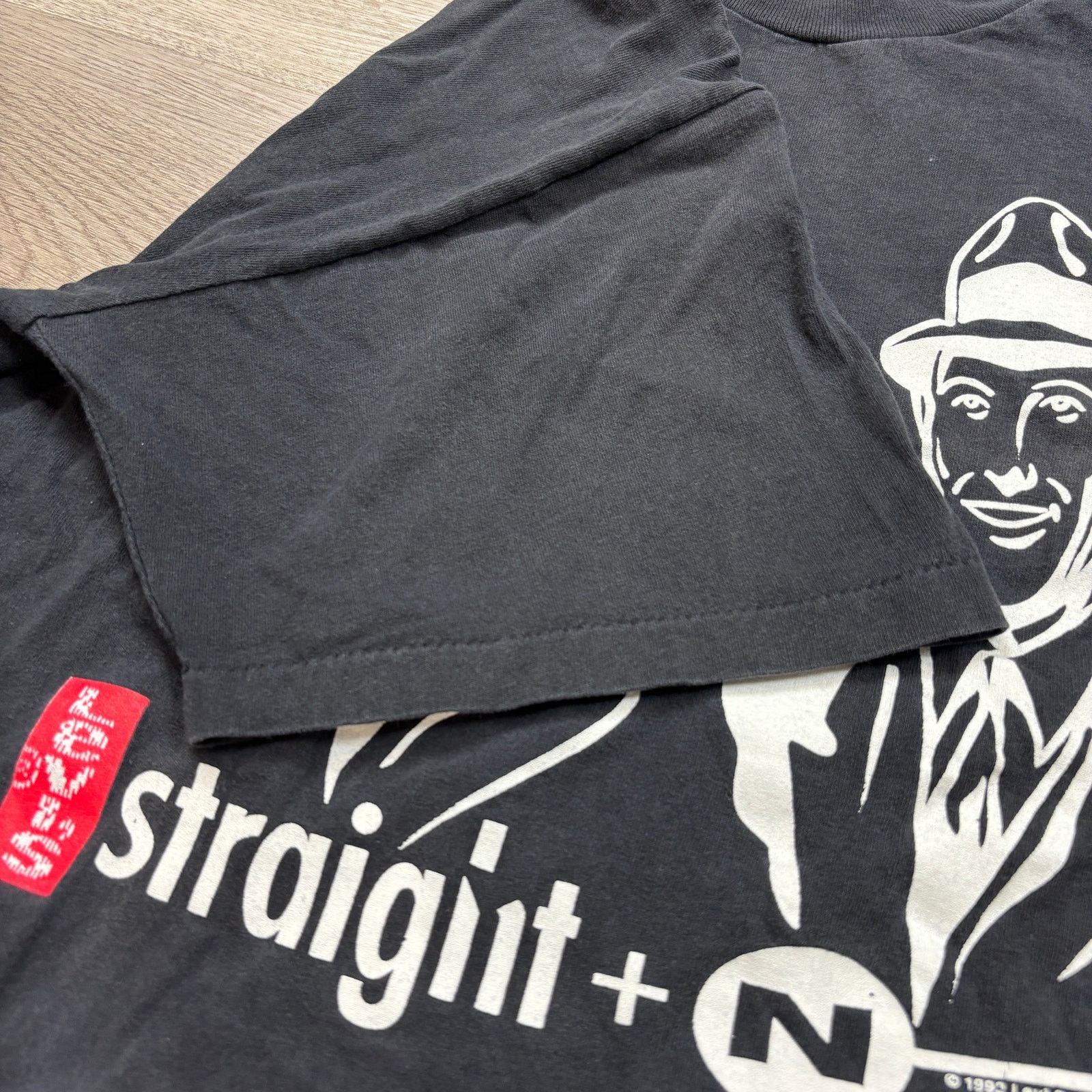 Levi's × Vintage VTG 1992 Levi's Straight N Narrow Single Stitch Shirt Mens L Size US L / EU 52-54 / 3 - 9 Thumbnail