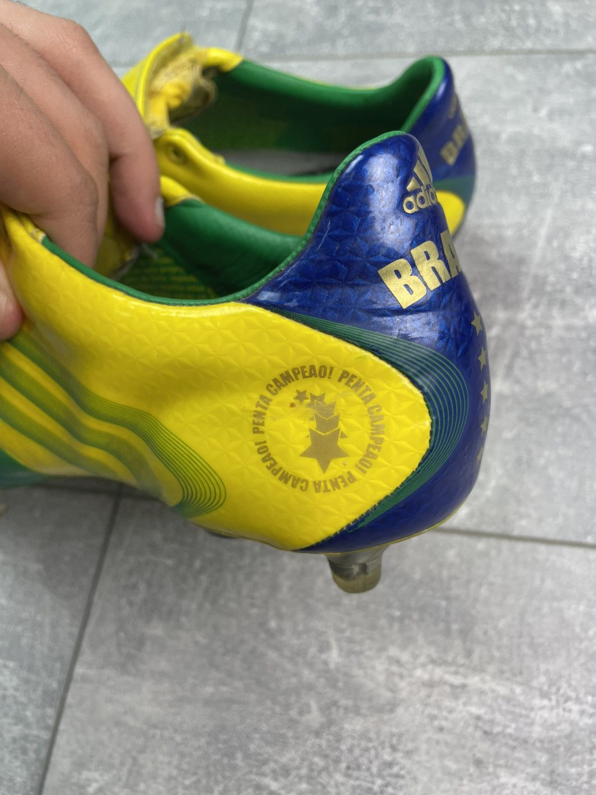 Adidas Adidas Tunit +F50 Brazil World Cup Limited Football Boots Size US 7 / EU 40 - 5 Thumbnail