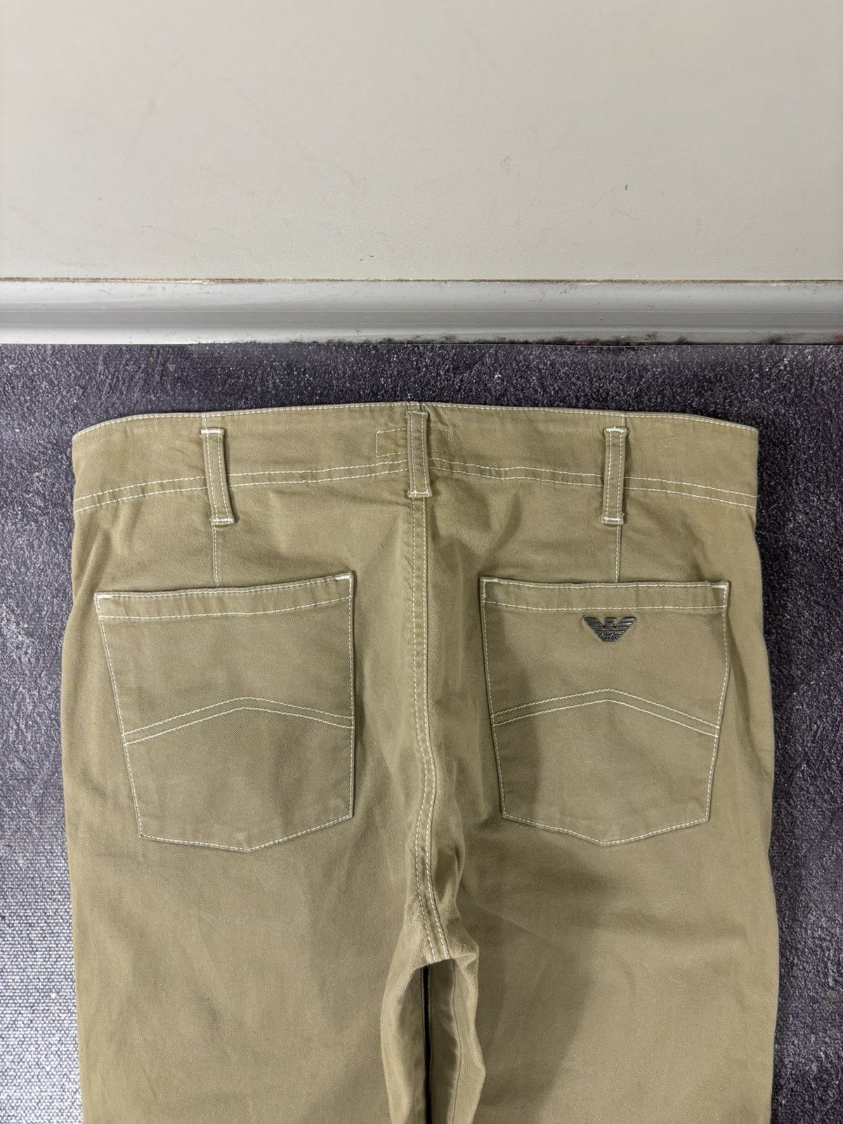 Armani Vintage Armani Jeans Men’s Structured Straight Pants Jeans Size US 32 / EU 48 - 16 Thumbnail