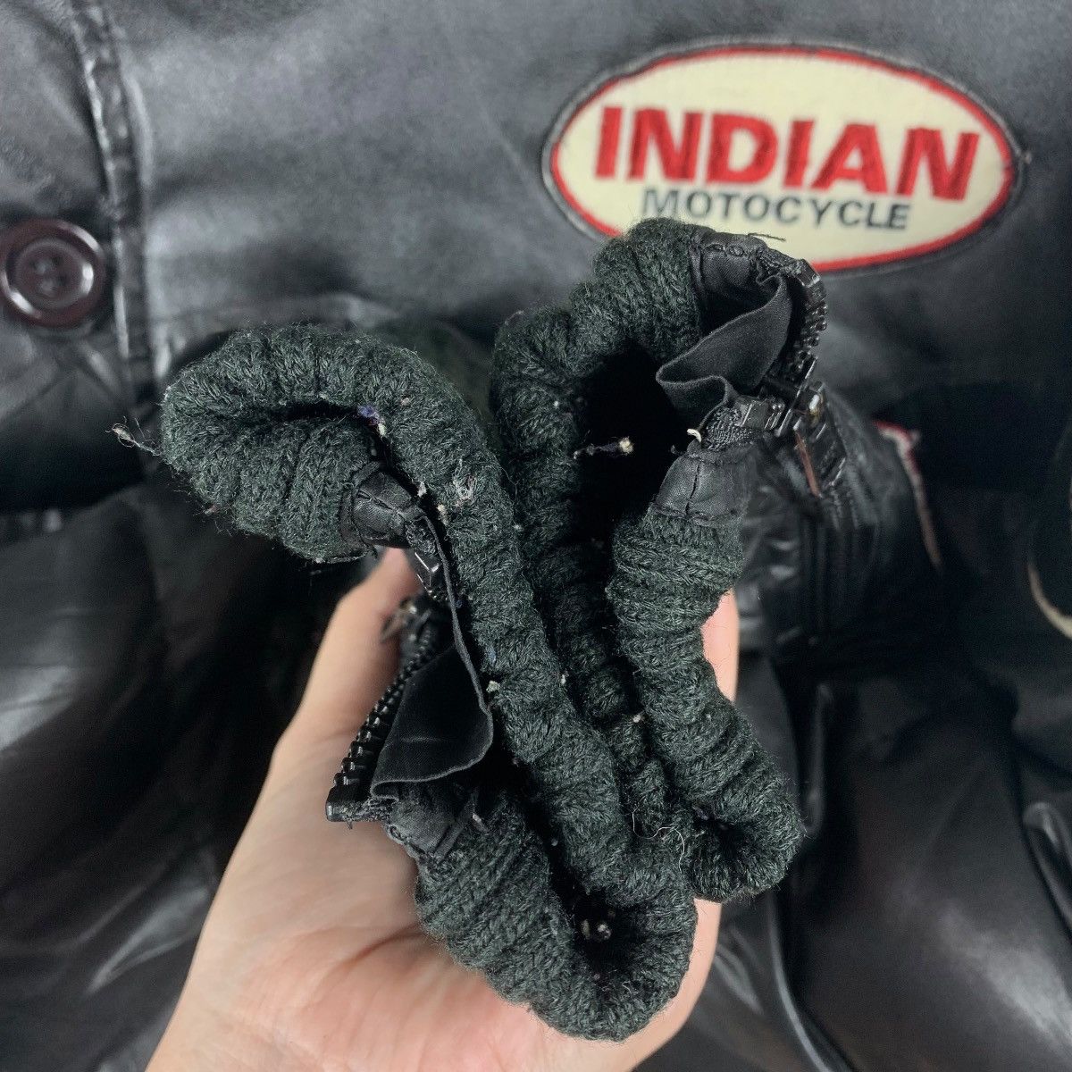 Indian Motorcycle × Japanese Brand INDIAN MOTORCYCLE Puffer hoodie jacket Size US L / EU 52-54 / 3 - 14 Thumbnail