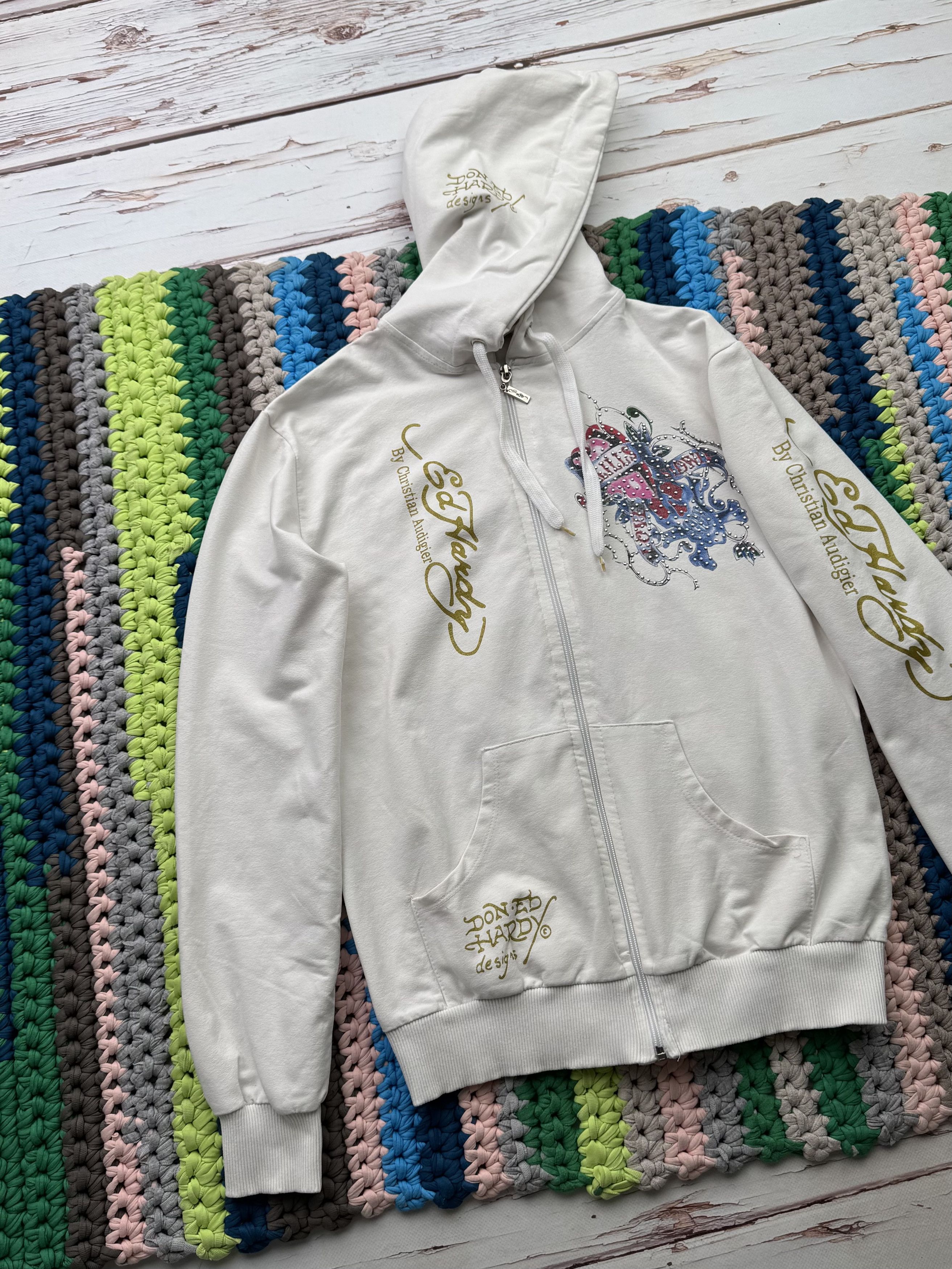Ed Hardy Ed Hardy Vintage Hoodie Size M / US 6-8 / IT 42-44 - 3 Thumbnail