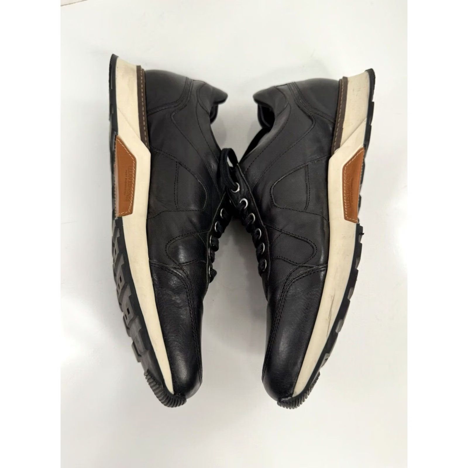 Allen Edmonds Allen Edmonds FORT WASHINGTON Leather Sneakers 11.5 D Black Mens Size US 12 / EU 45 - 3 Thumbnail