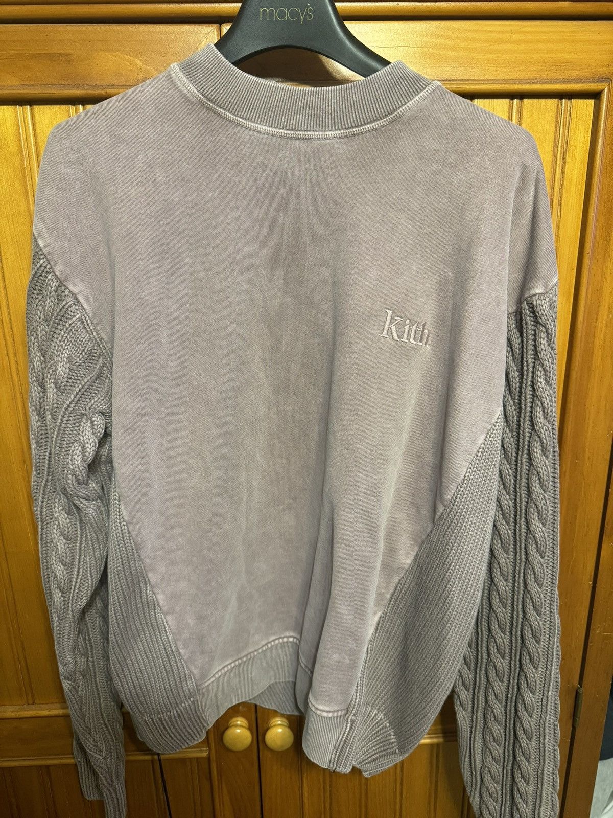 Kith Kith Combo Knit Mockneck - Dusty Mauve | Grailed