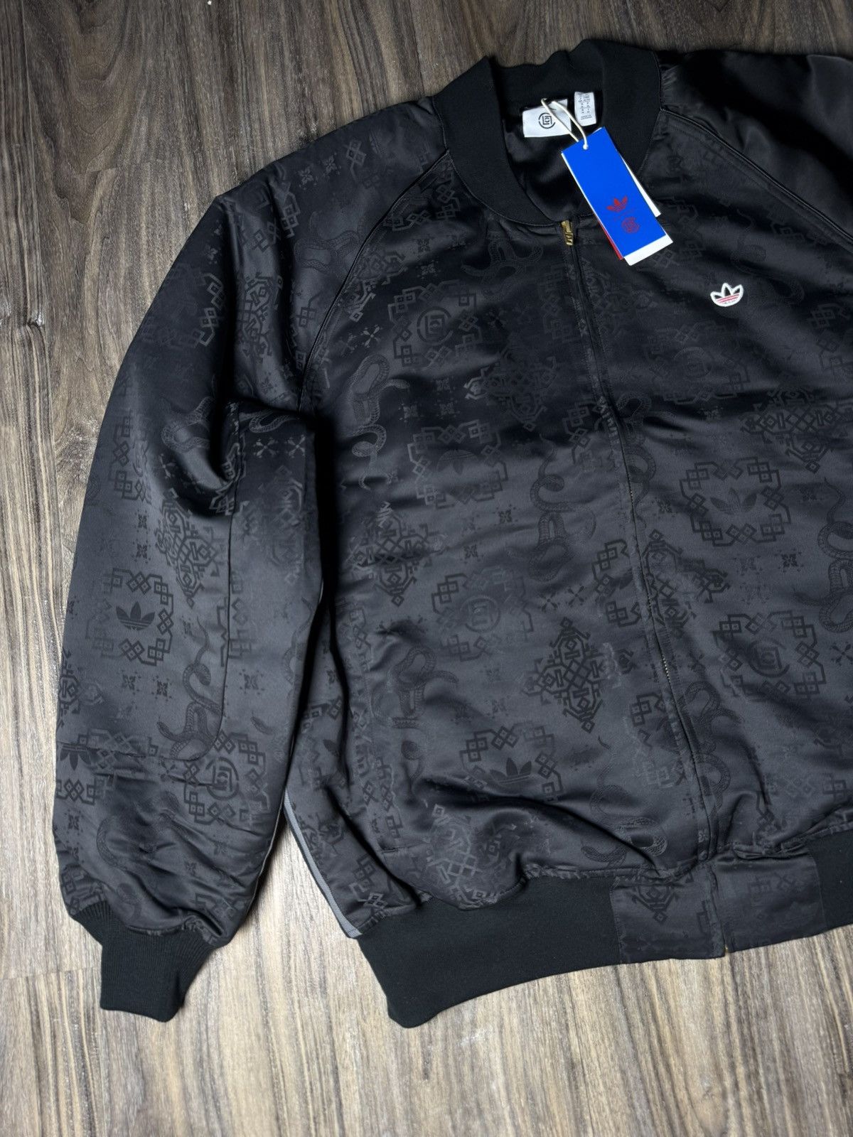 Adidas × CLOT Adidas x Clot by Edison Chen Lunar New Year Jacket Black Size US XL / EU 56 / 4 - 4 Thumbnail