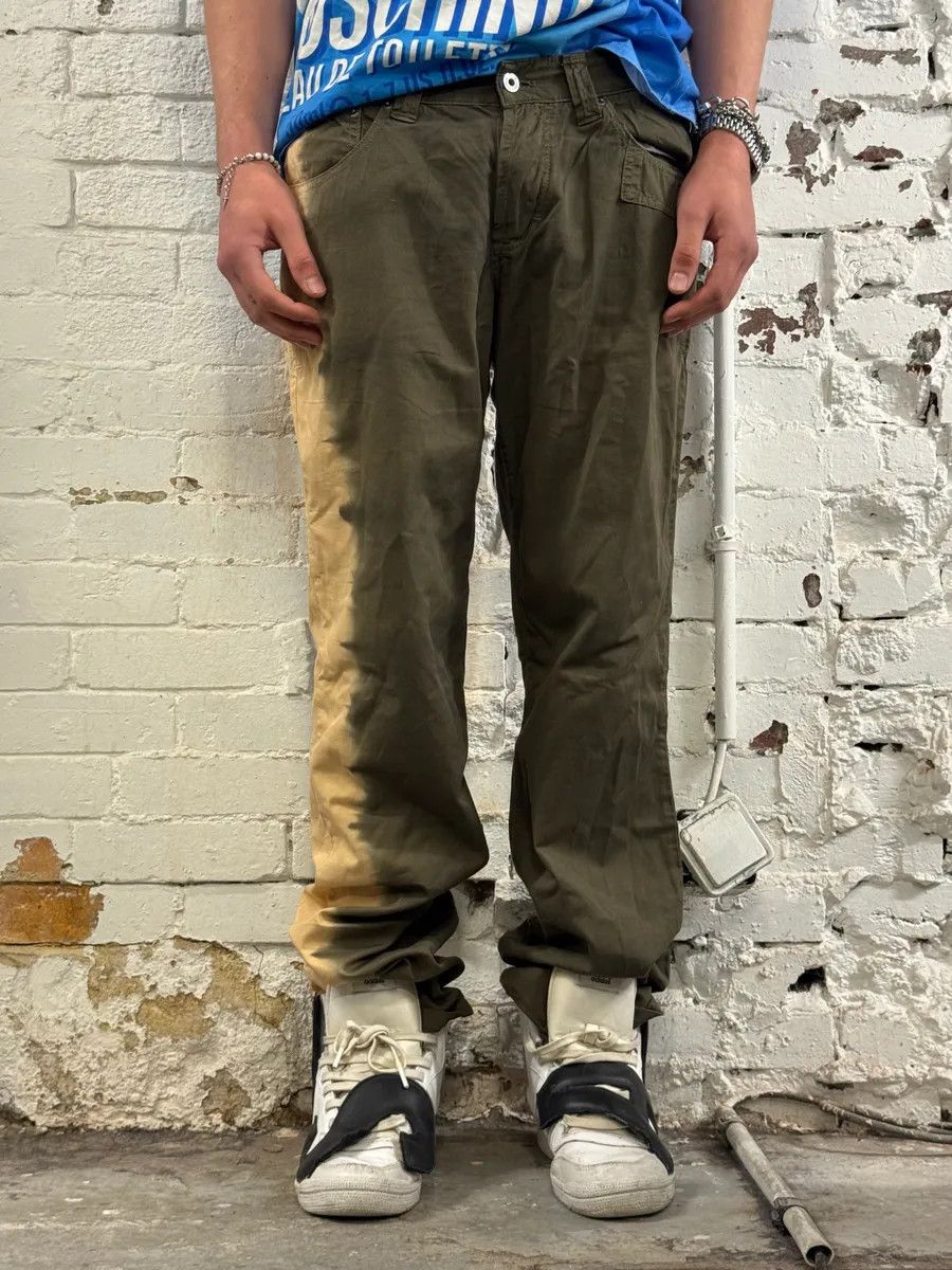 Dolce & Gabbana SS2006 Dolce & Gabbana Gradient Green & Yellow Pants Size US 34 / EU 50 - 2 Thumbnail