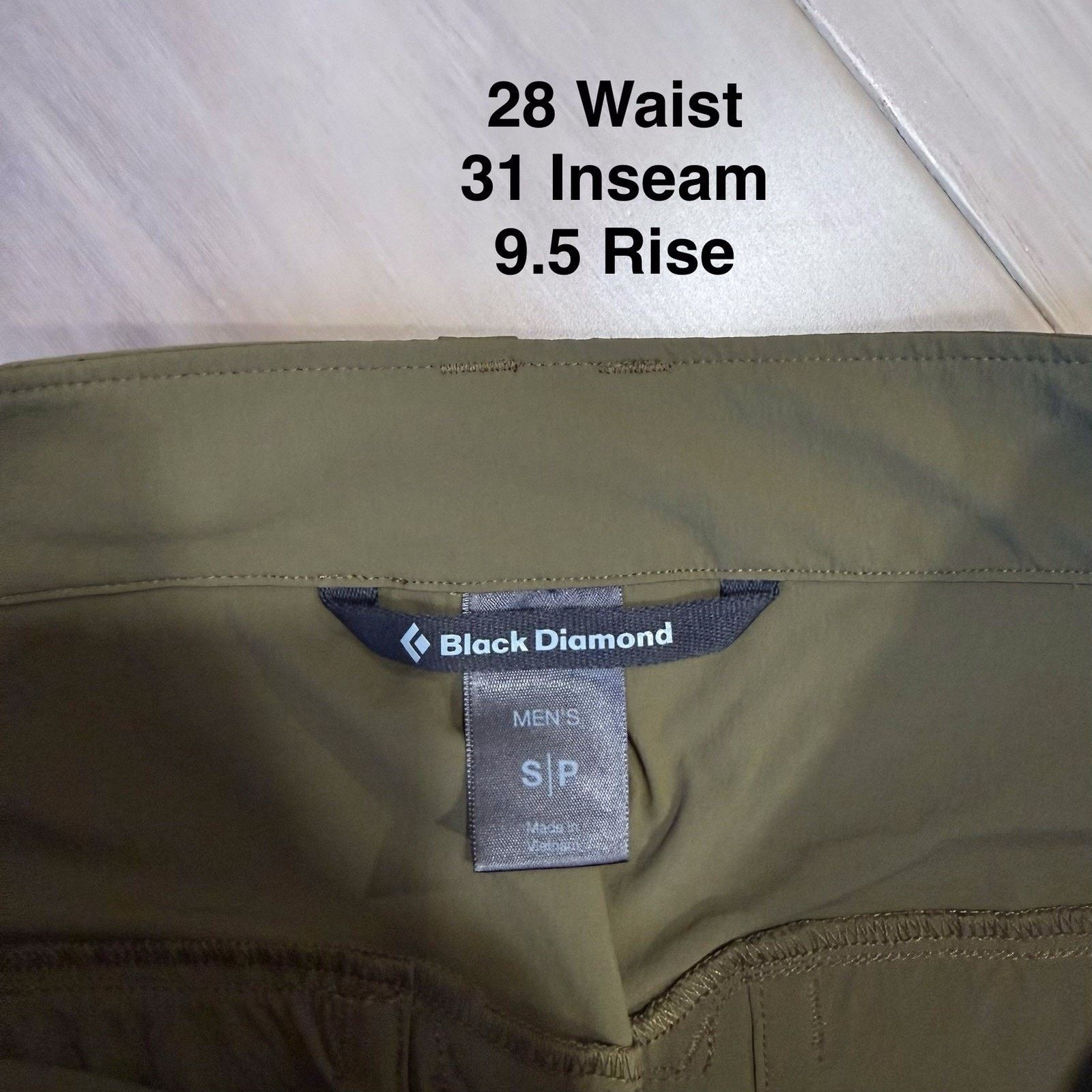 Black Diamond Black Diamond Pants Small Khaki Outdoors Hiking Utility Size US 28 / EU 44 - 5 Thumbnail