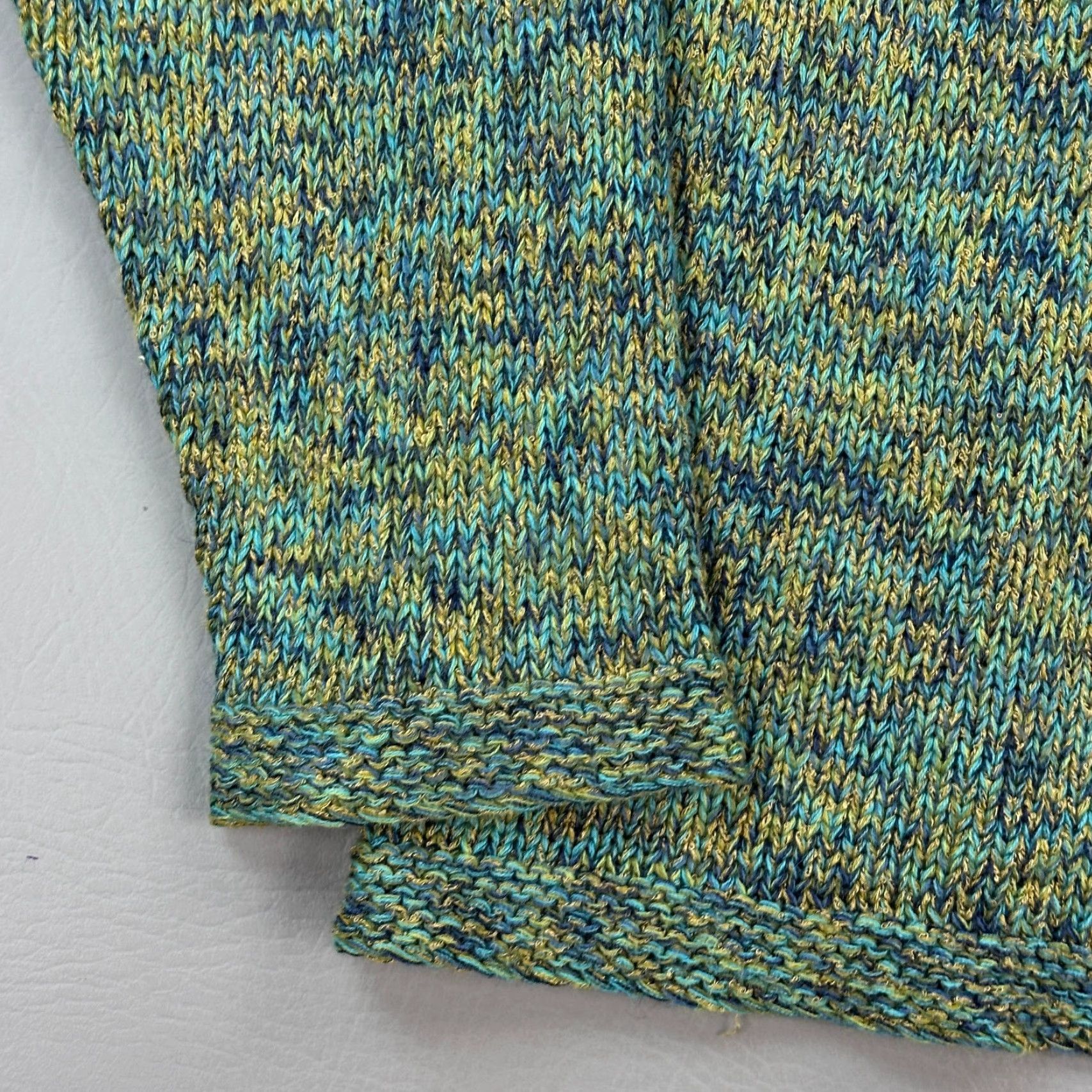 Vintage VINTAGE Northern Isles Sweater Women's Large Green Marled Knit Crewneck Pullover Size L / US 10 / IT 46 - 2 Thumbnail