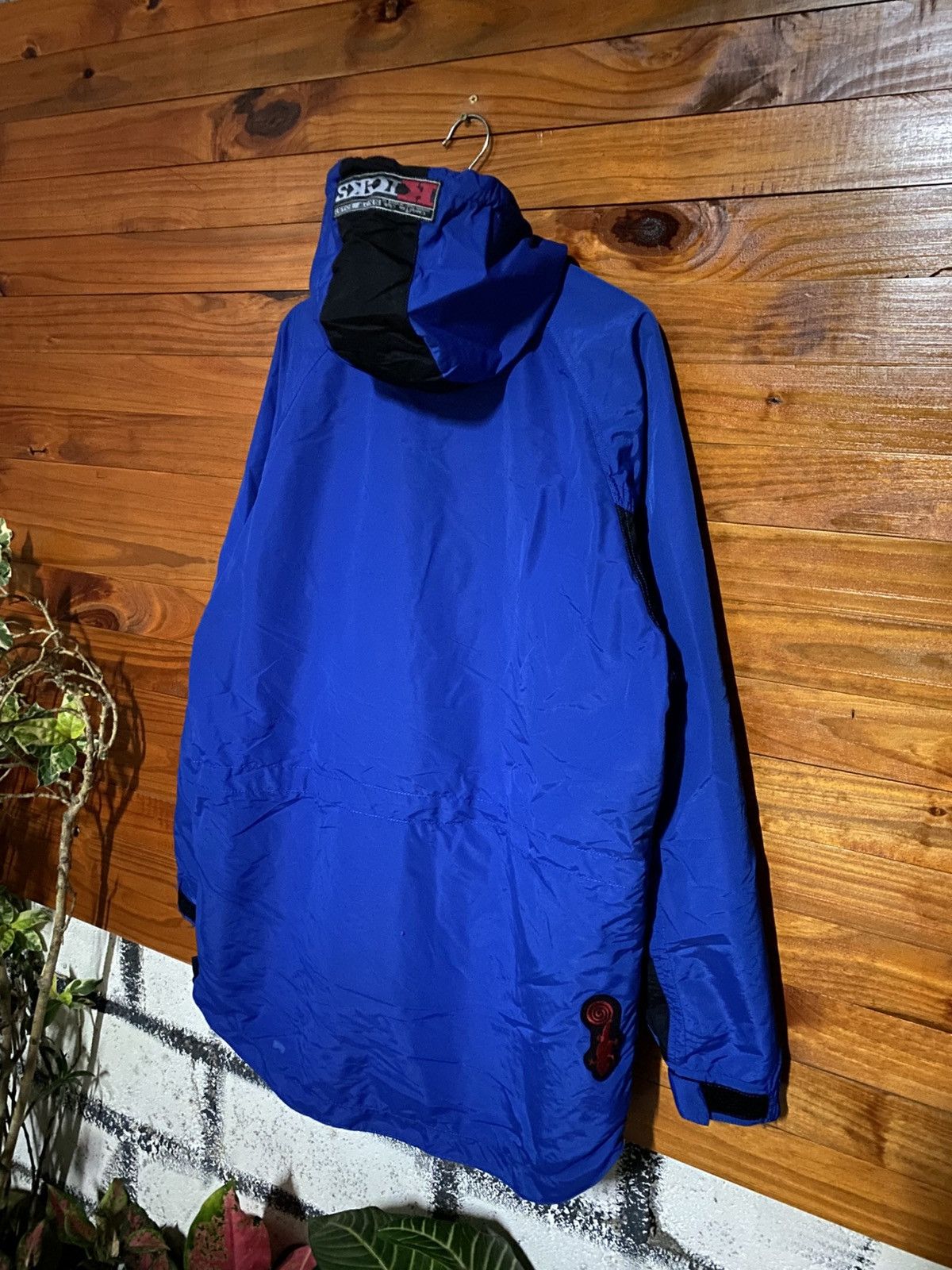 Kicks On Fire Vintage KICKS Snowboard Anorak Jacket Blue Japanese Outdoor Size US L / EU 52-54 / 3 - 11 Thumbnail