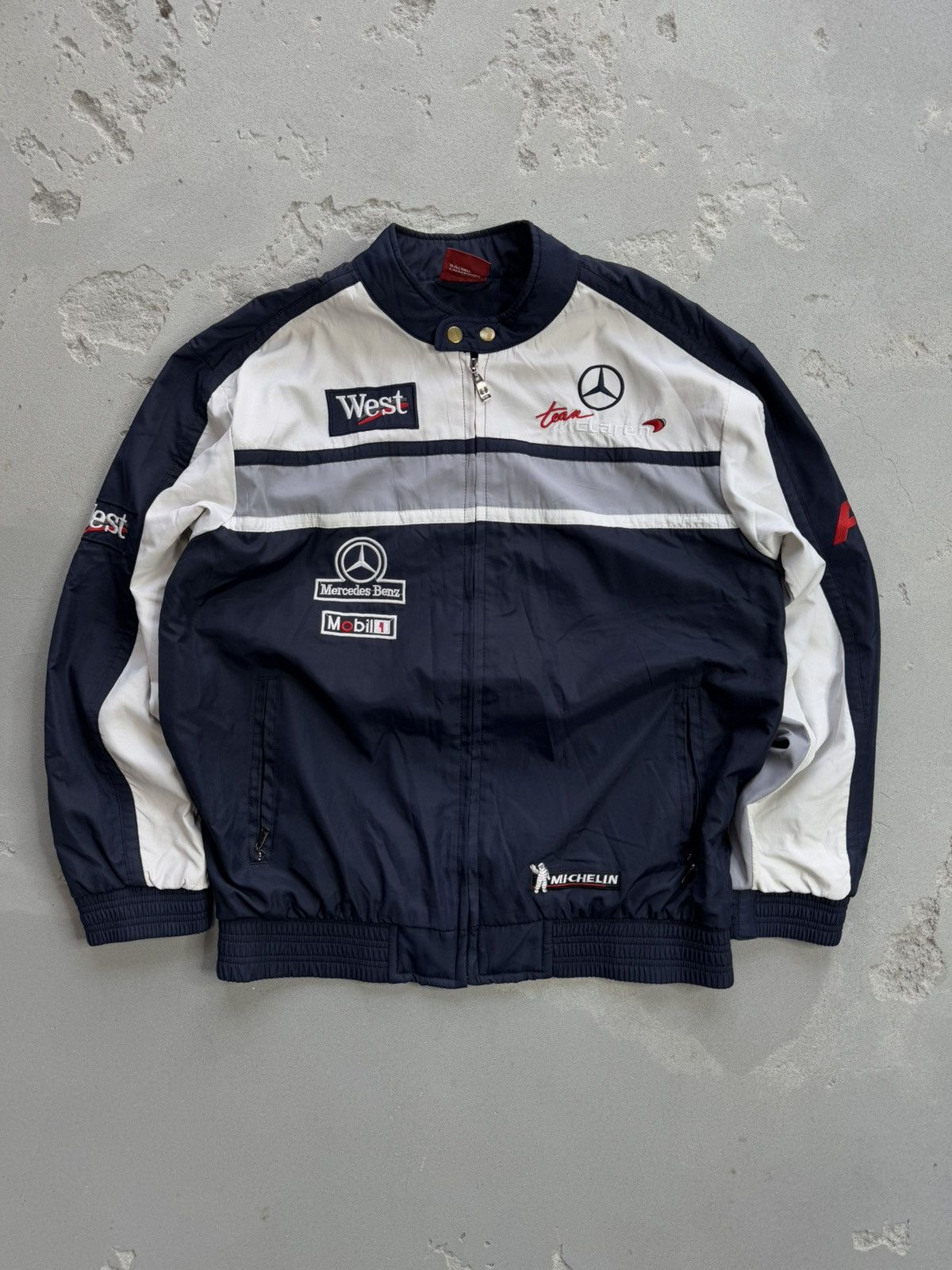 Mercedes-Benz × Vintage Vintage Mercedes Benz Marlboro West jacket Size US L / EU 52-54 / 3 - 3 Thumbnail