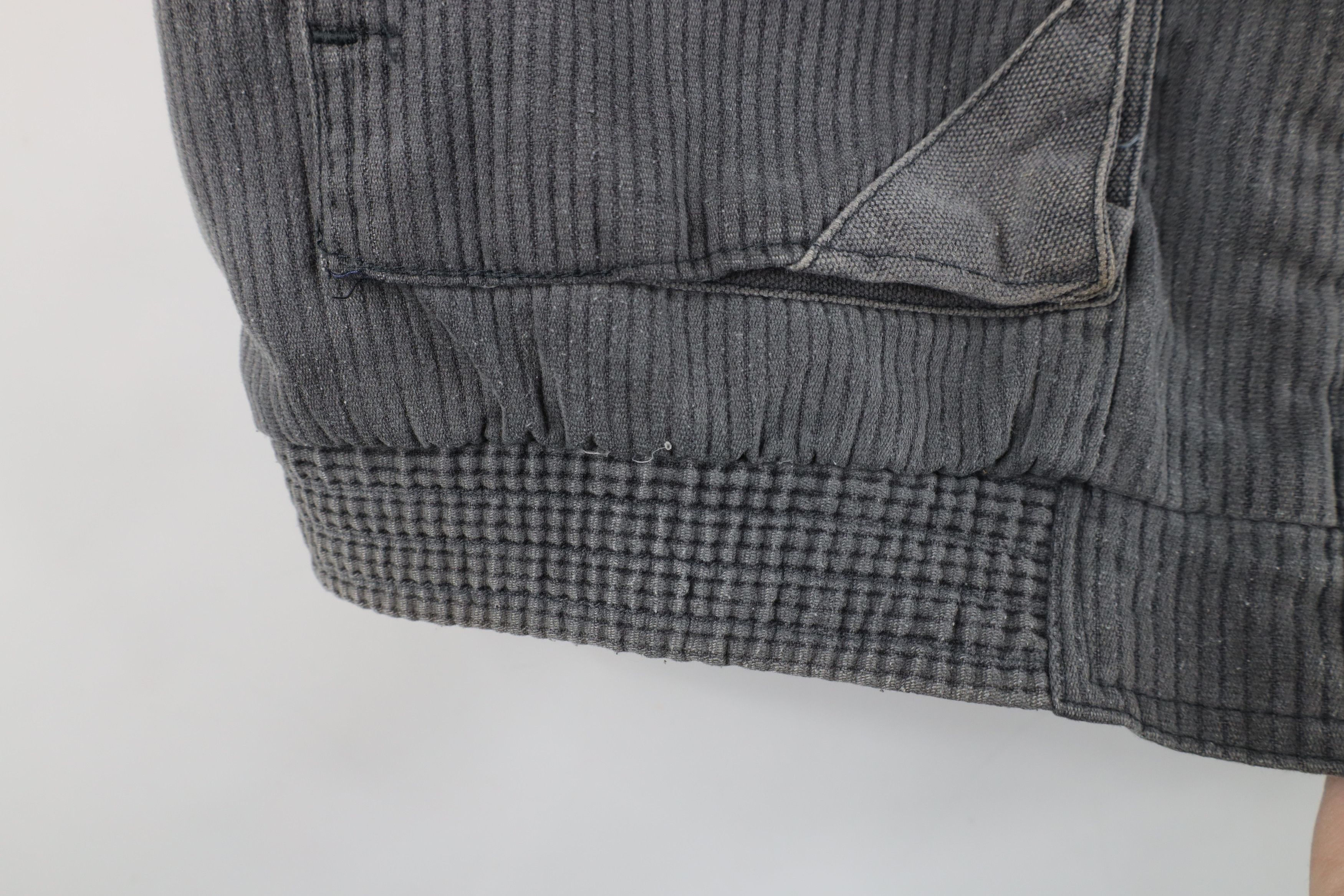 Vintage Vintage 90s Streetwear Canvas Corduroy Full Zip Vest Jacket Size US L / EU 52-54 / 3 - 6 Thumbnail