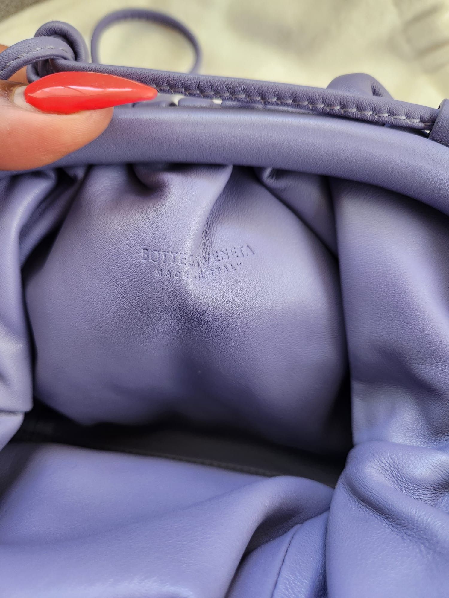Bottega Veneta Bottega Veneta Purple Mini Pouch Clutch Size ONE SIZE - 7 Thumbnail