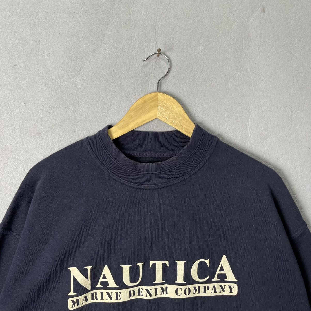 Nautica Vintage Nautica Marine Denim Company Crewneck Sweatshirt Size US L / EU 52-54 / 3 - 2 Thumbnail