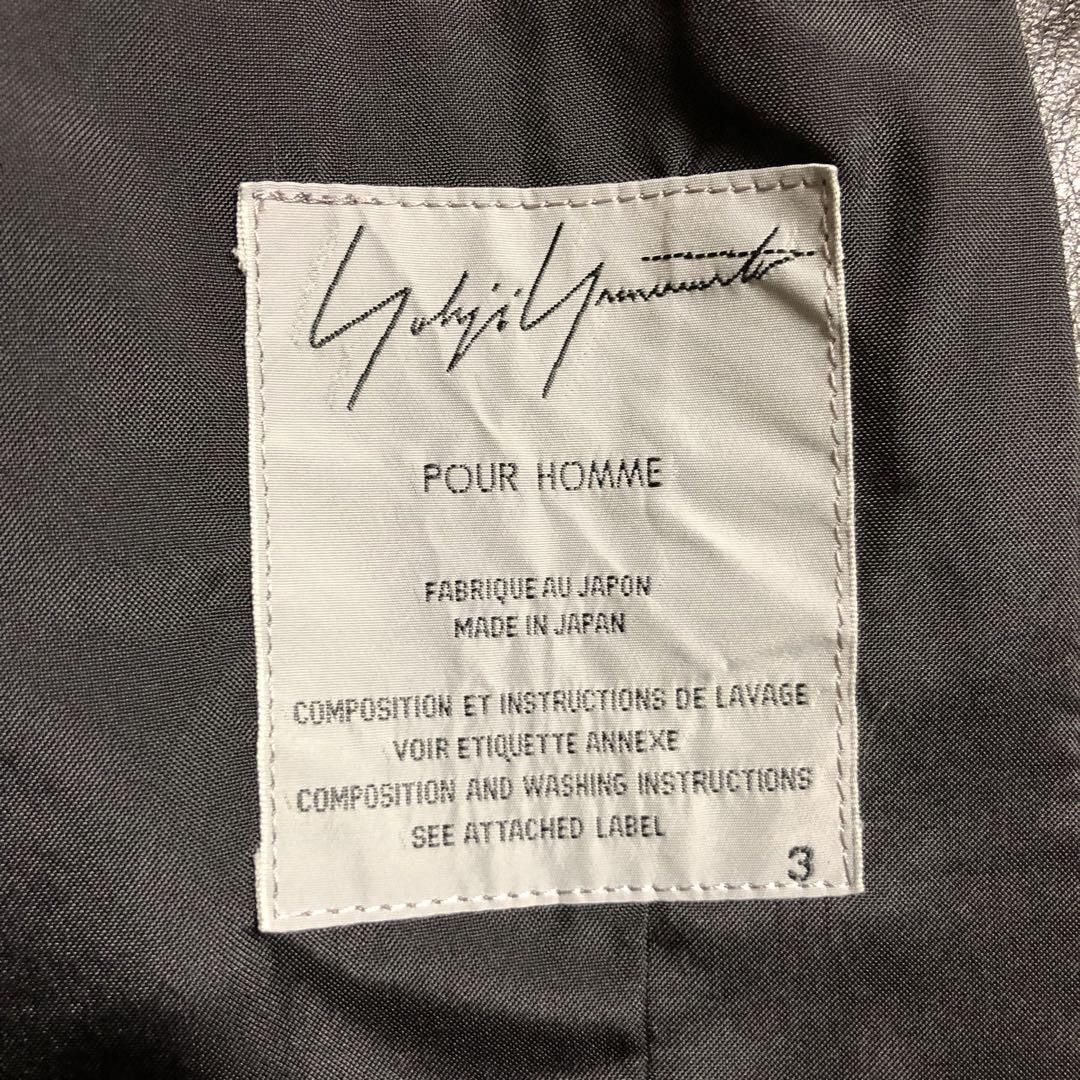 Yohji Yamamoto POUR HOMME 03aw Pimp era archive leather jacket Size US L / EU 52-54 / 3 - 5 Thumbnail