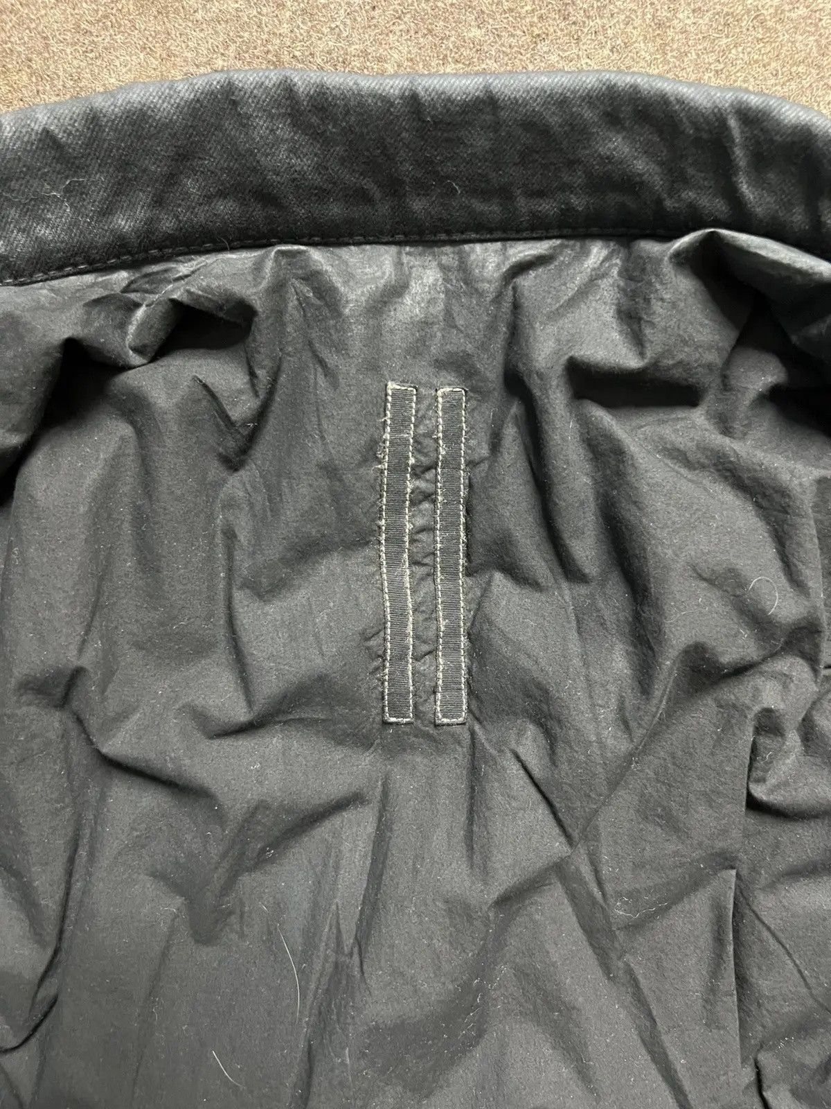 Rick Owens Archive waxed denim jacket Size US S / EU 44-46 / 1 - 2 Thumbnail