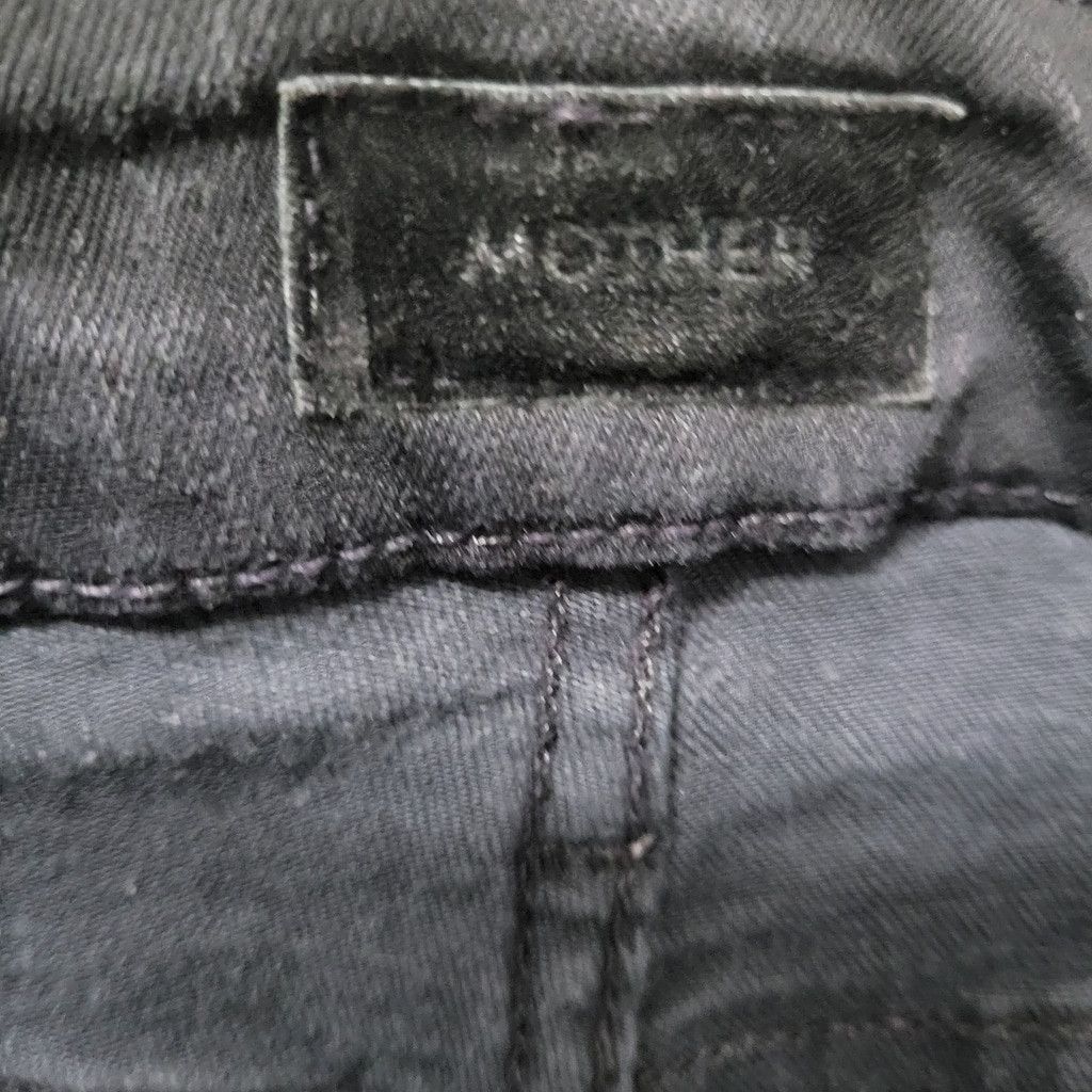 MOTHER Mother The Looker Ankle Fray Black Jeans 31 Women Inseam 28" Size 31" - 12 Thumbnail