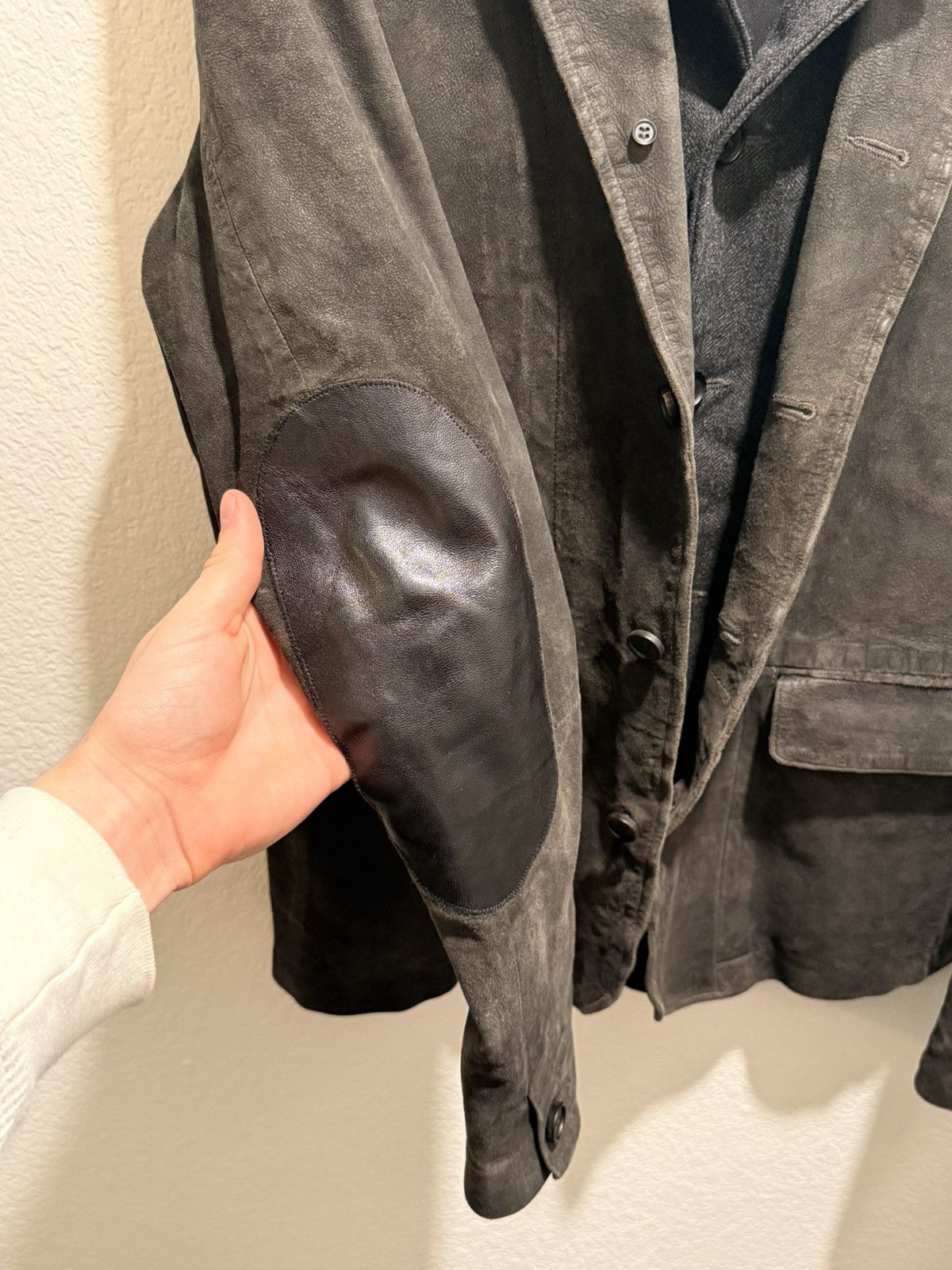 Allsaints AllSaints Leather Survey Blazer Jacket Size US M / EU 48-50 / 2 - 5 Thumbnail
