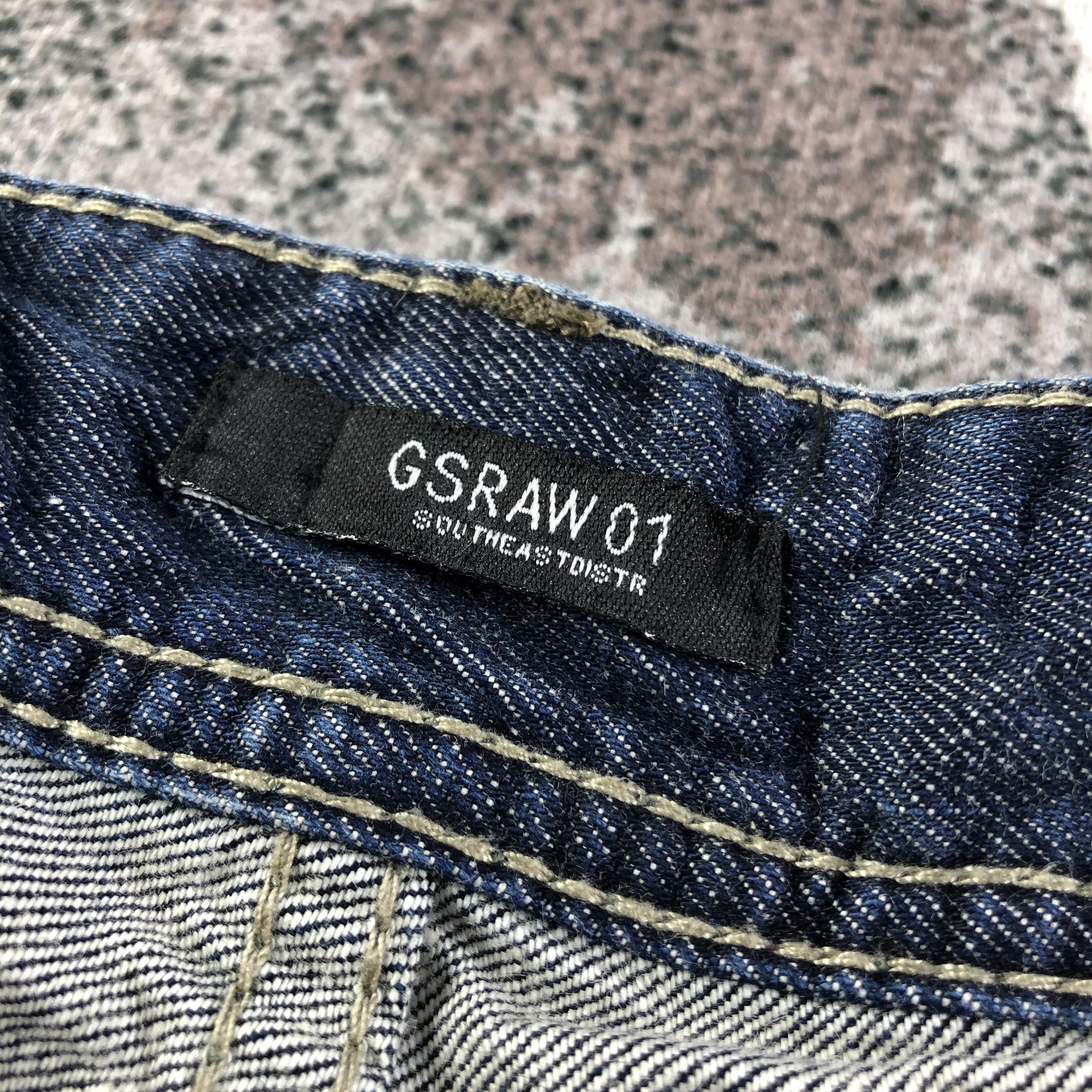 G-Star G Star Raw Jeans Faded Blue Denim KJ1534 Size US 30 / EU 46 - 11 Thumbnail