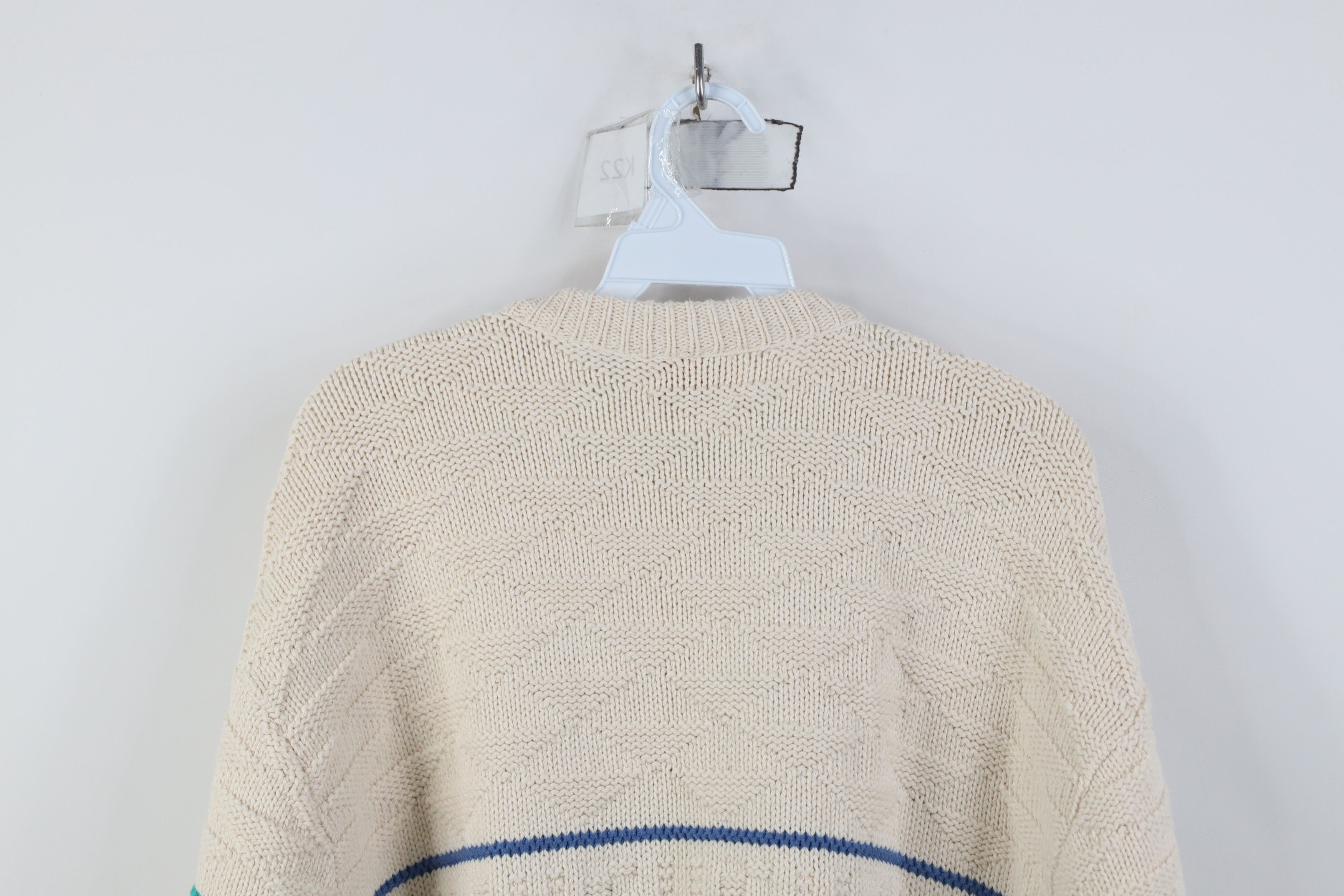 Vintage Vintage 90s Streetwear Cotton Knit Crewneck Sweater USA Size US M / EU 48-50 / 2 - 9 Thumbnail
