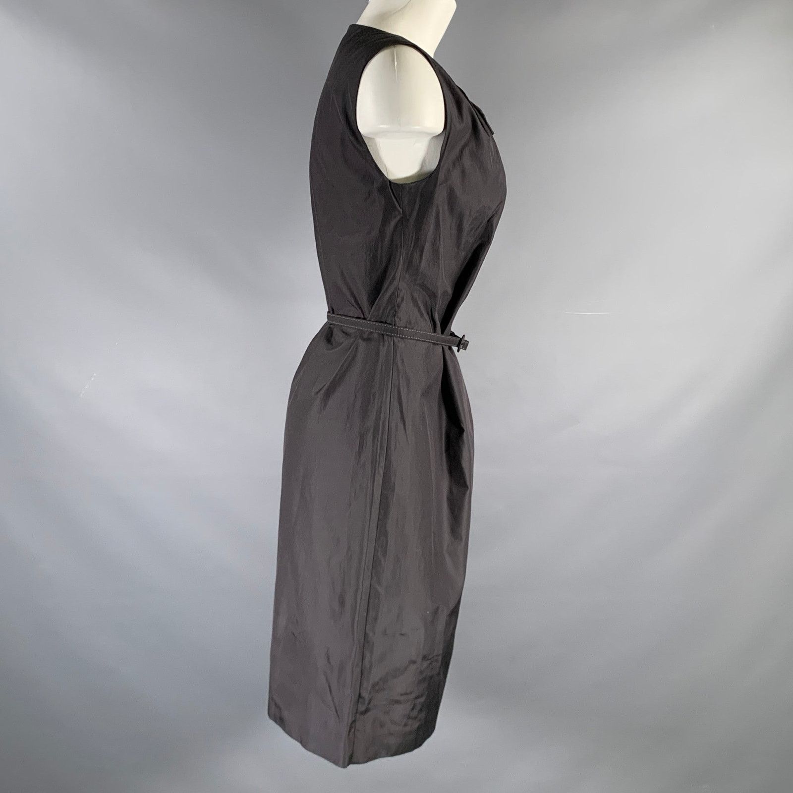 Max Mara MAX MARA 2 Black Bow Sleeveless Knee Length Cocktail Dress Size XS / US 0-2 / IT 36-38 - 3 Thumbnail