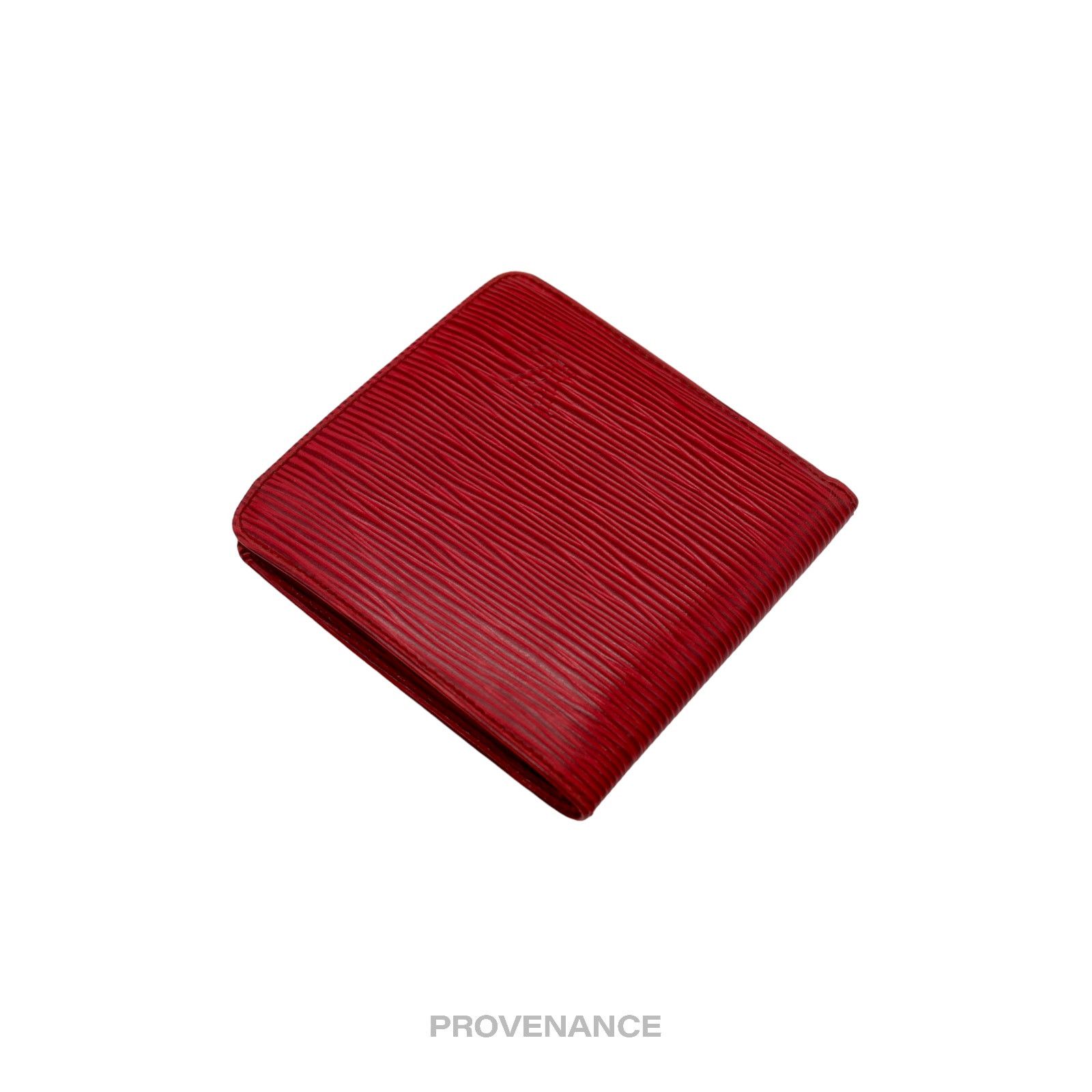 Louis Vuitton 🔴 Louis Vuitton MALLETIER Marco Wallet - Red Epi Leather Size ONE SIZE - 4 Thumbnail
