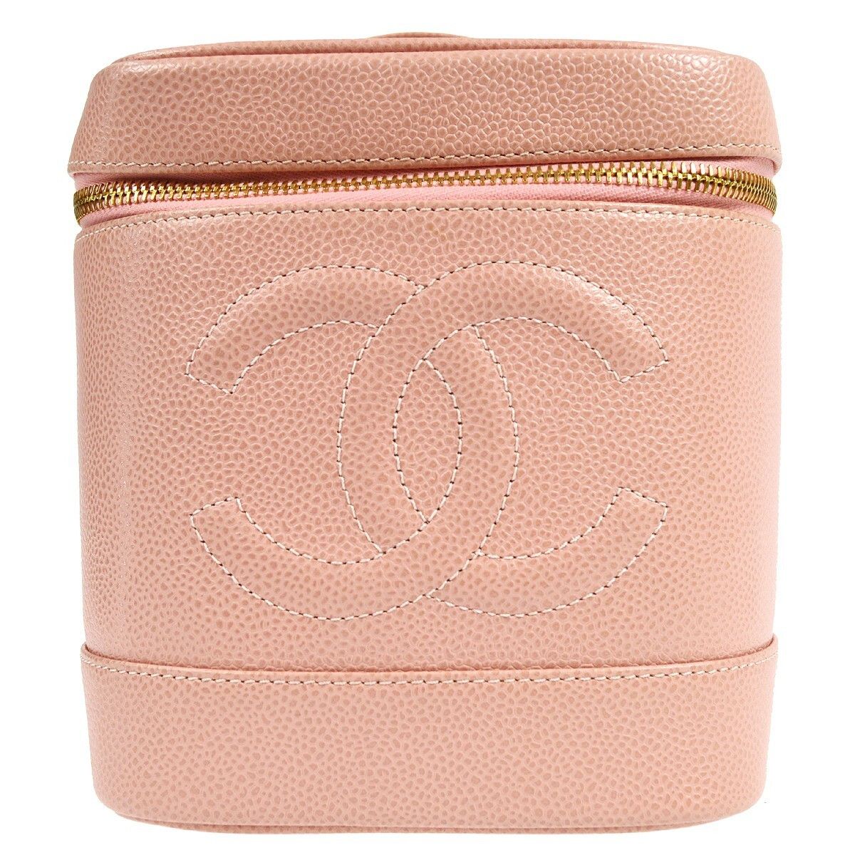 Chanel Chanel Vintage Timeless Cosmetic Case Caviar Size ONE SIZE - 1 Thumbnail