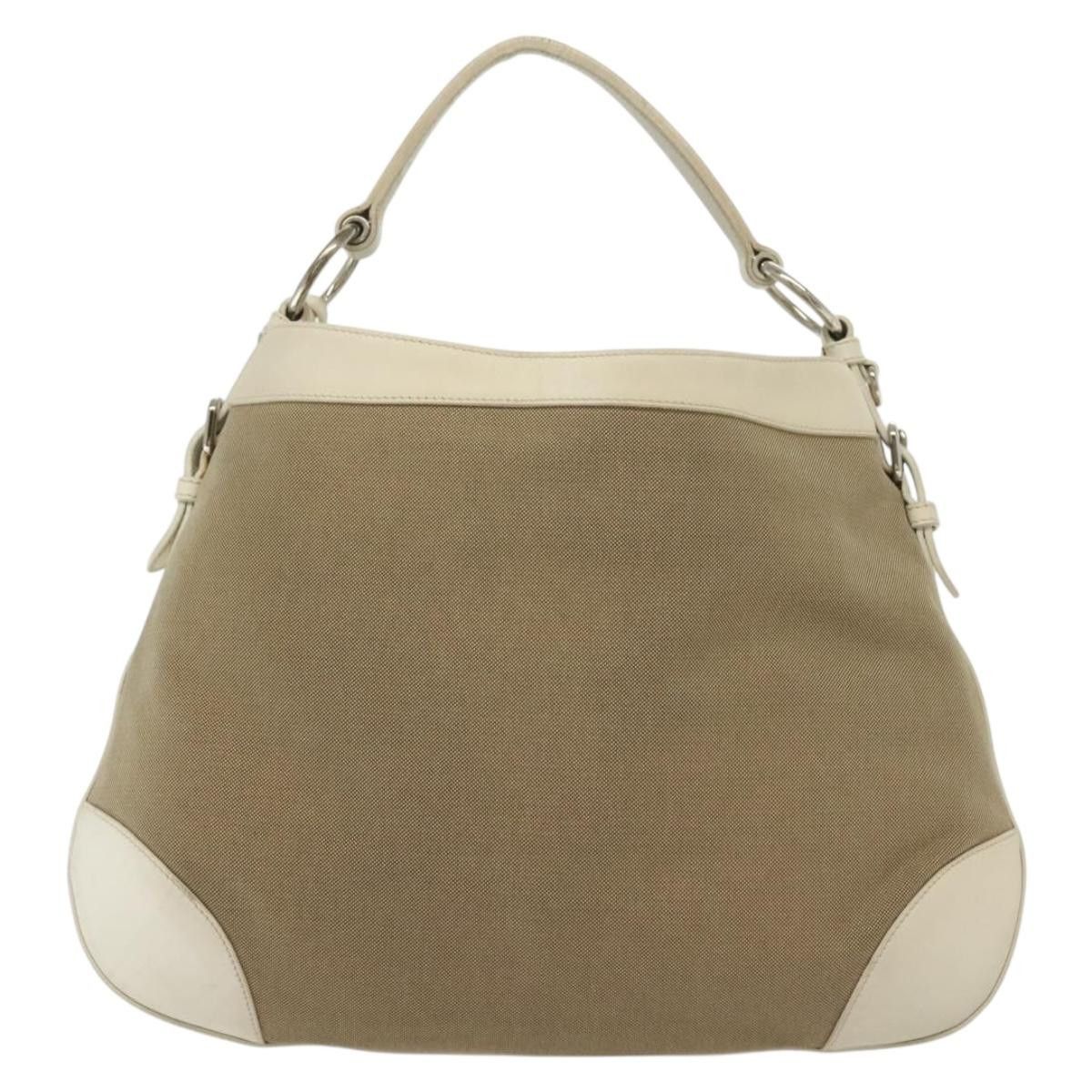 Prada PRADA Shoulder Bag Canvas Beige Silver Size ONE SIZE - 3 Thumbnail