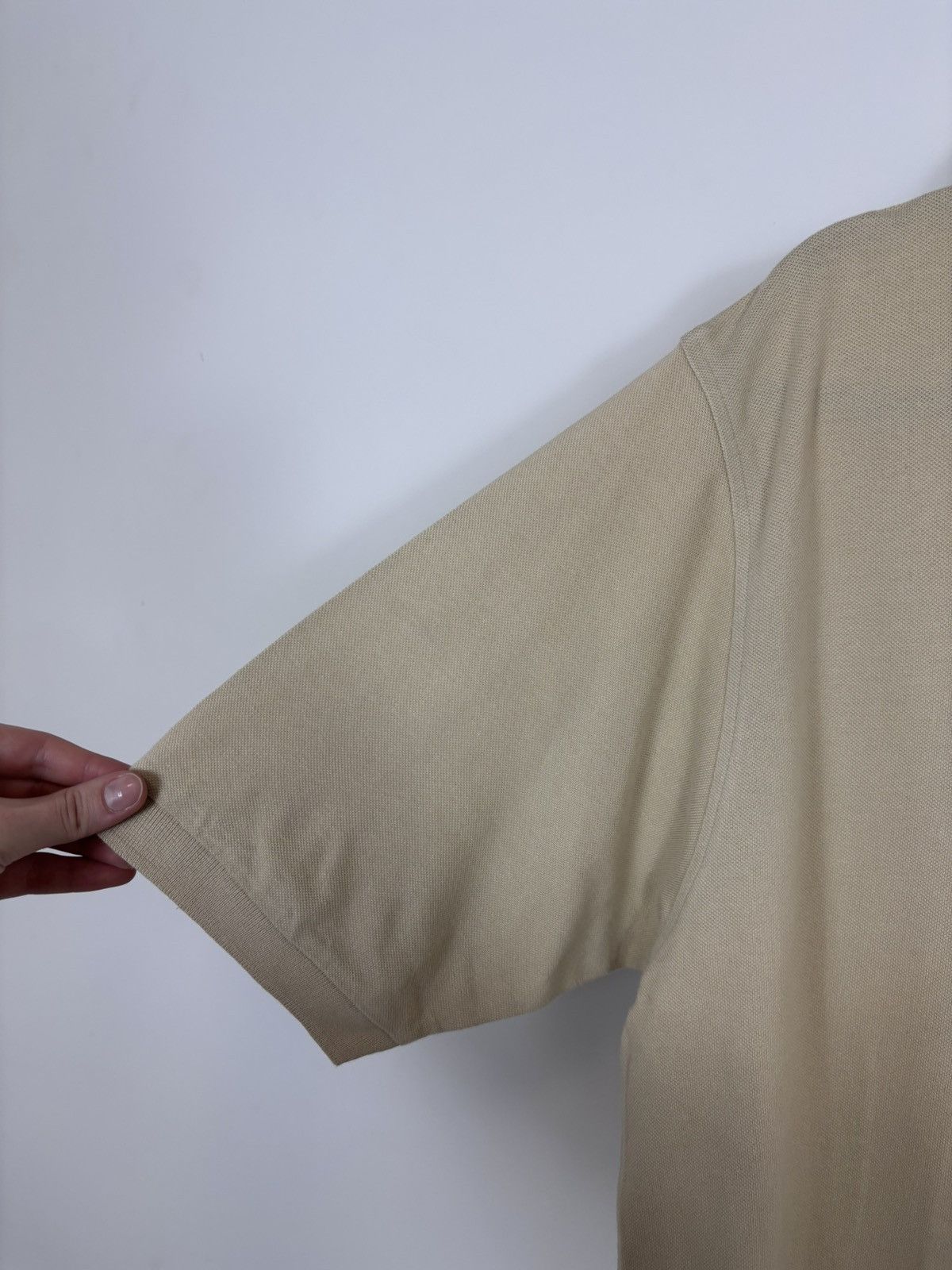 Trussardi Trussardi Sport Vintage Men’s Cotton Beige Polo Shirt Size US XL / EU 56 / 4 - 6 Thumbnail