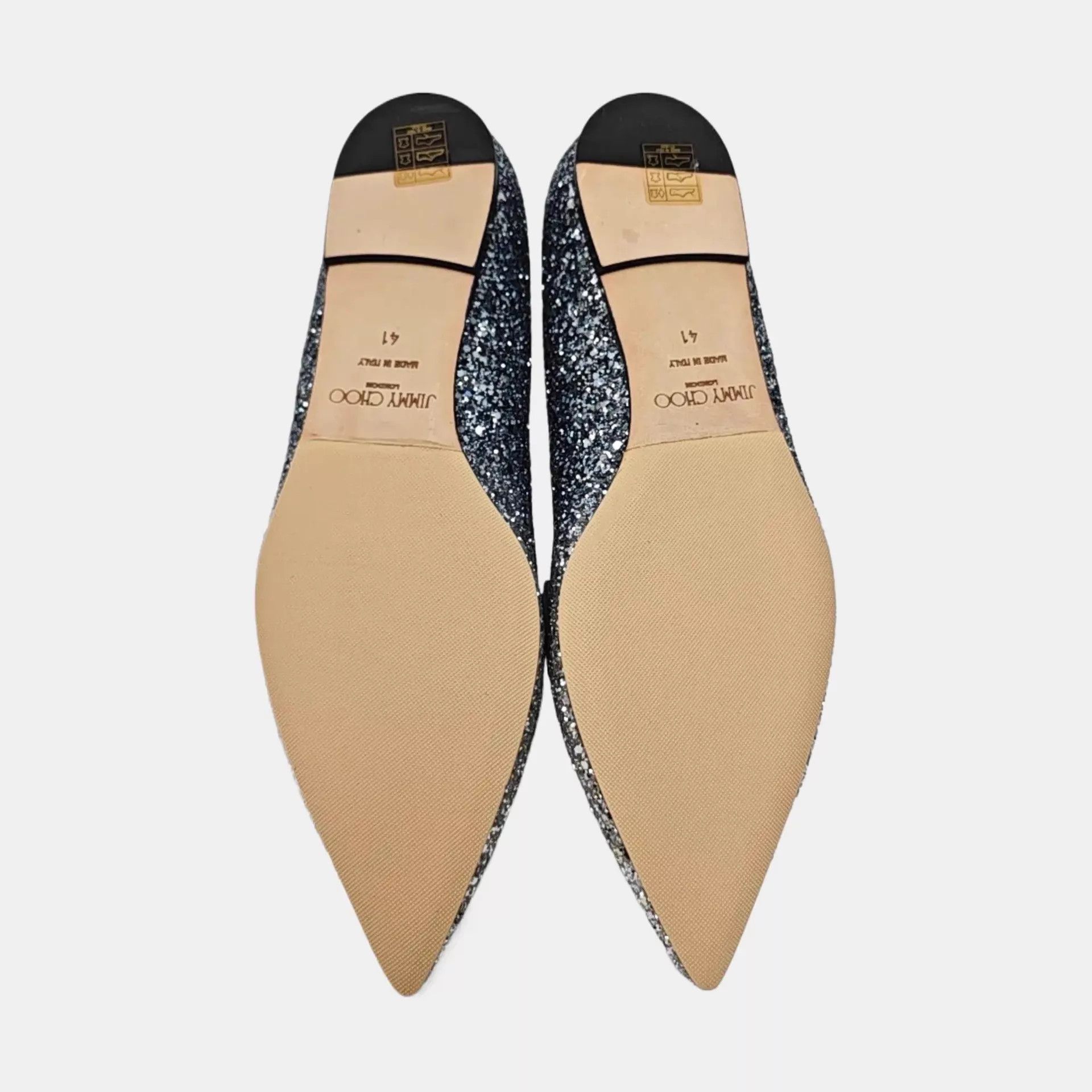 Jimmy Choo Jimmy Choo Sequin Bow Flat 41 New Size US 10.5 / IT 40.5 - 2 Thumbnail