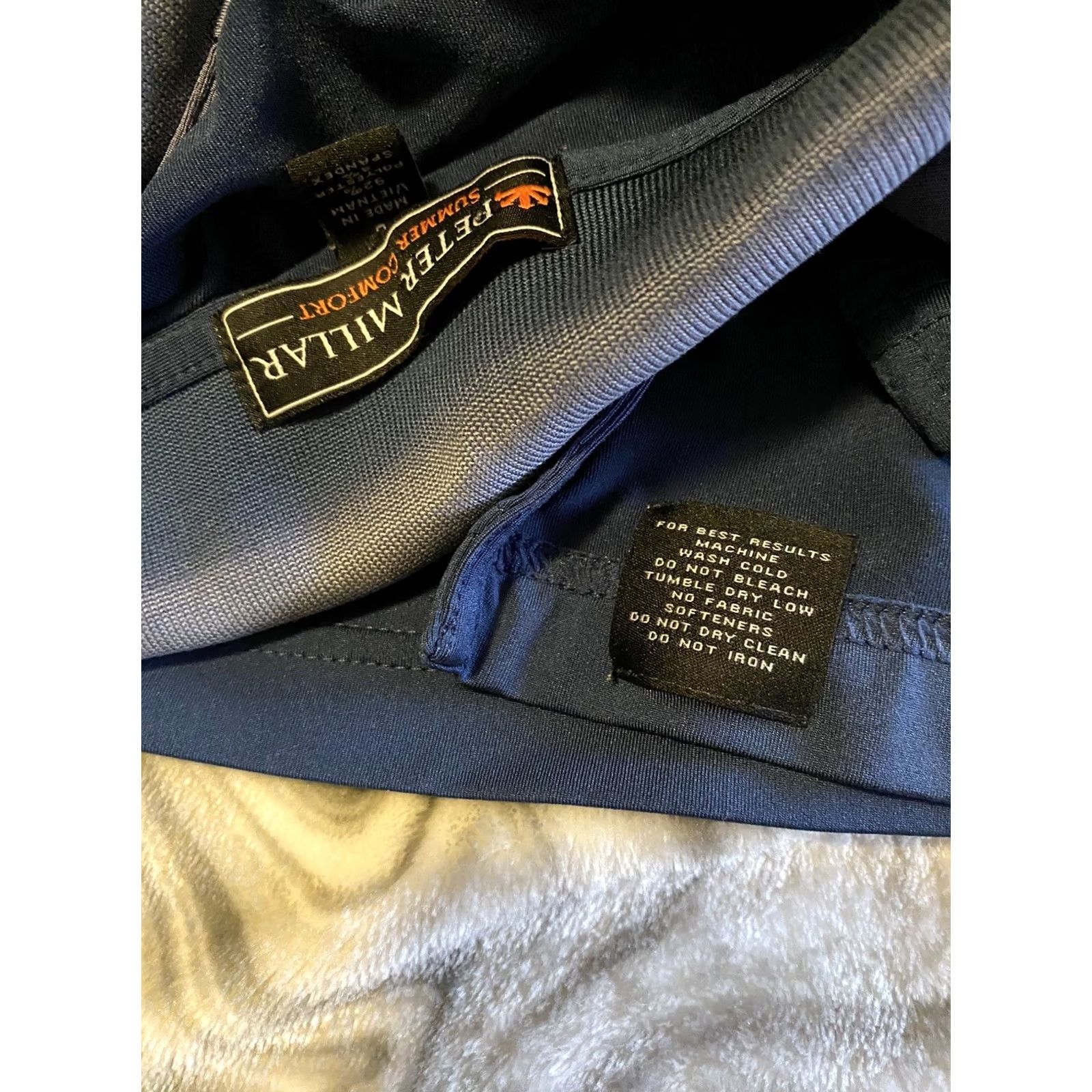 Peter Millar Peter Millar Polo Shirt Men’s L Blue Two-Toned Summer Comfort Golf Rock Creek ID Size US L / EU 52-54 / 3 - 5 Thumbnail