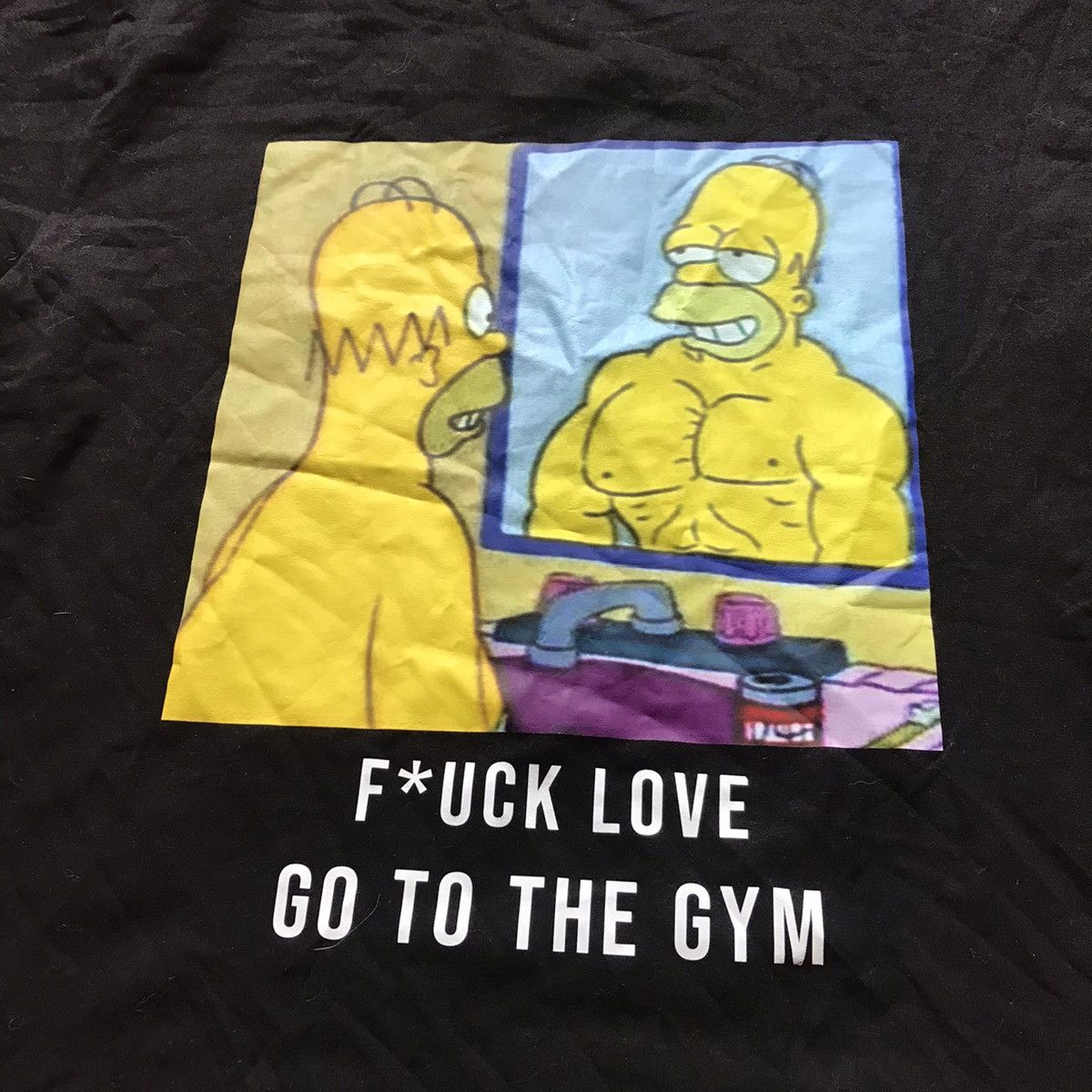 Vintage Vintage 90s Simpsons Graphic Tee Humor Skate Streetwear L Size US L / EU 52-54 / 3 - 3 Thumbnail