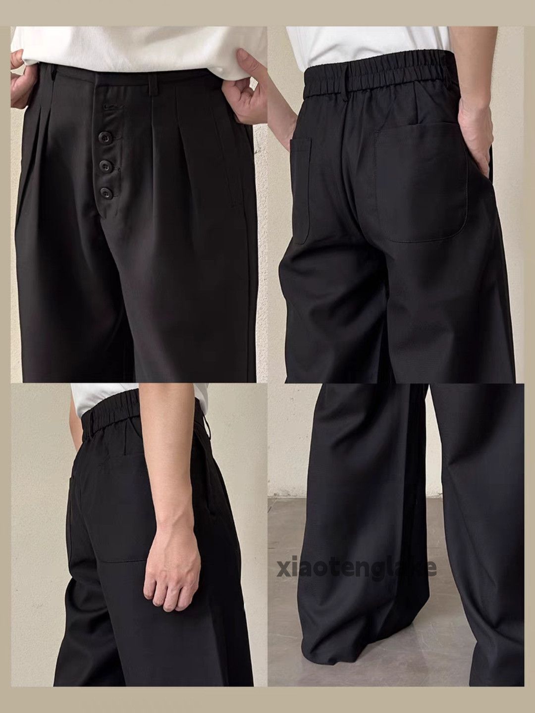 Designer × Japanese Brand × Vintage retro loose baggy bootcut yuppie flared pants Size US 32 / EU 48 - 3 Thumbnail