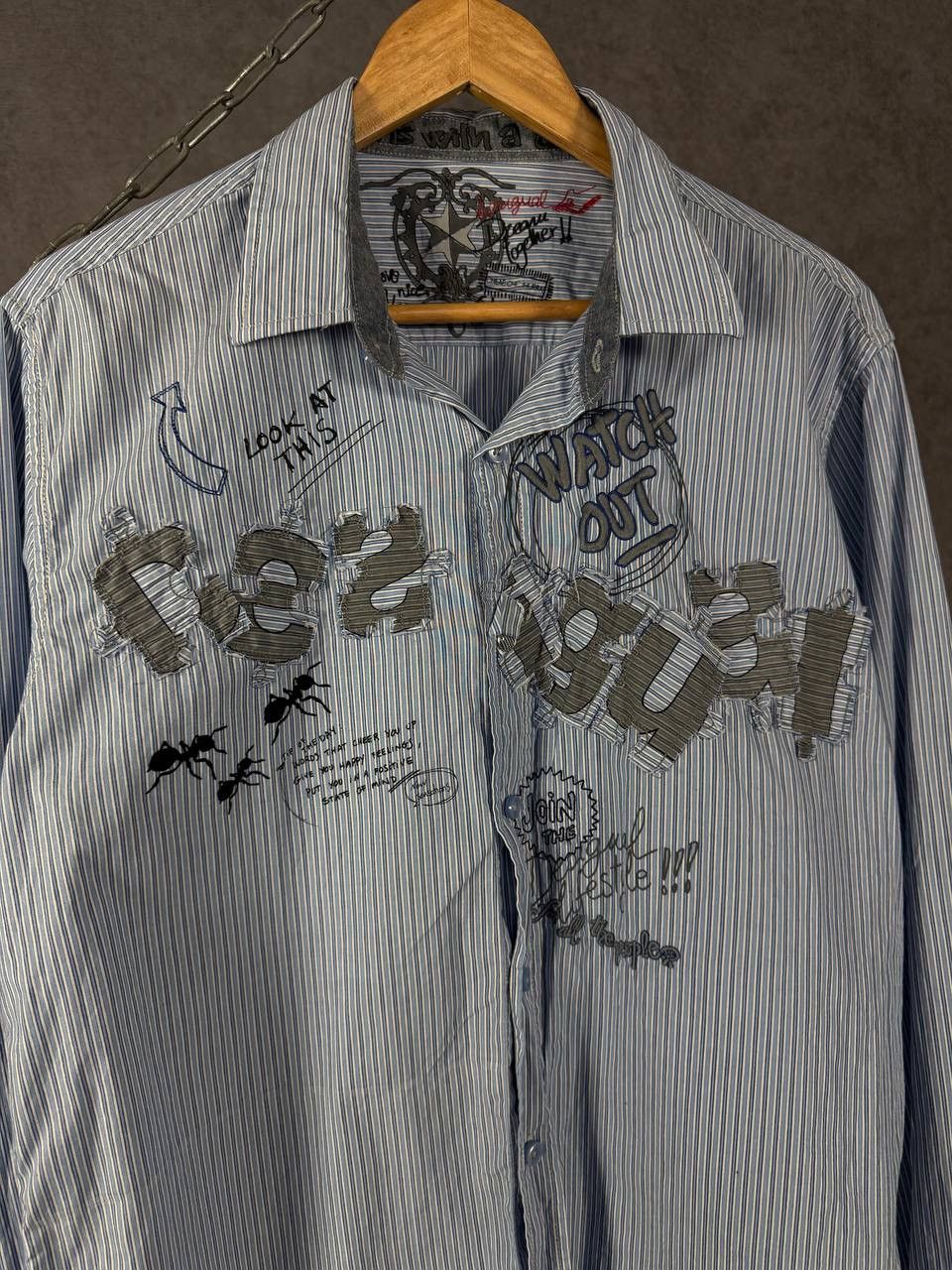 Desigual Desigual designer crazy art shirt Size US L / EU 52-54 / 3 - 3 Thumbnail