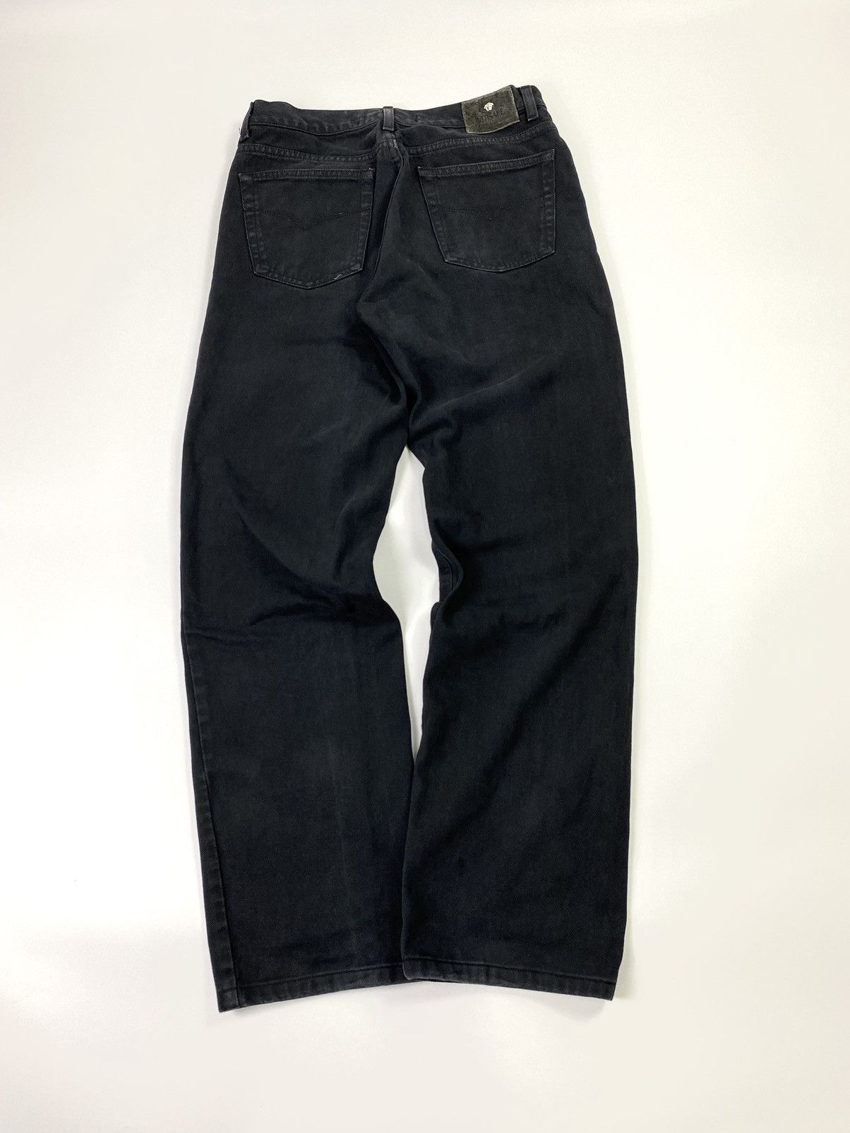 Versace Jeans Couture versace black jeans pant Size US 28 / EU 44 - 9 Thumbnail
