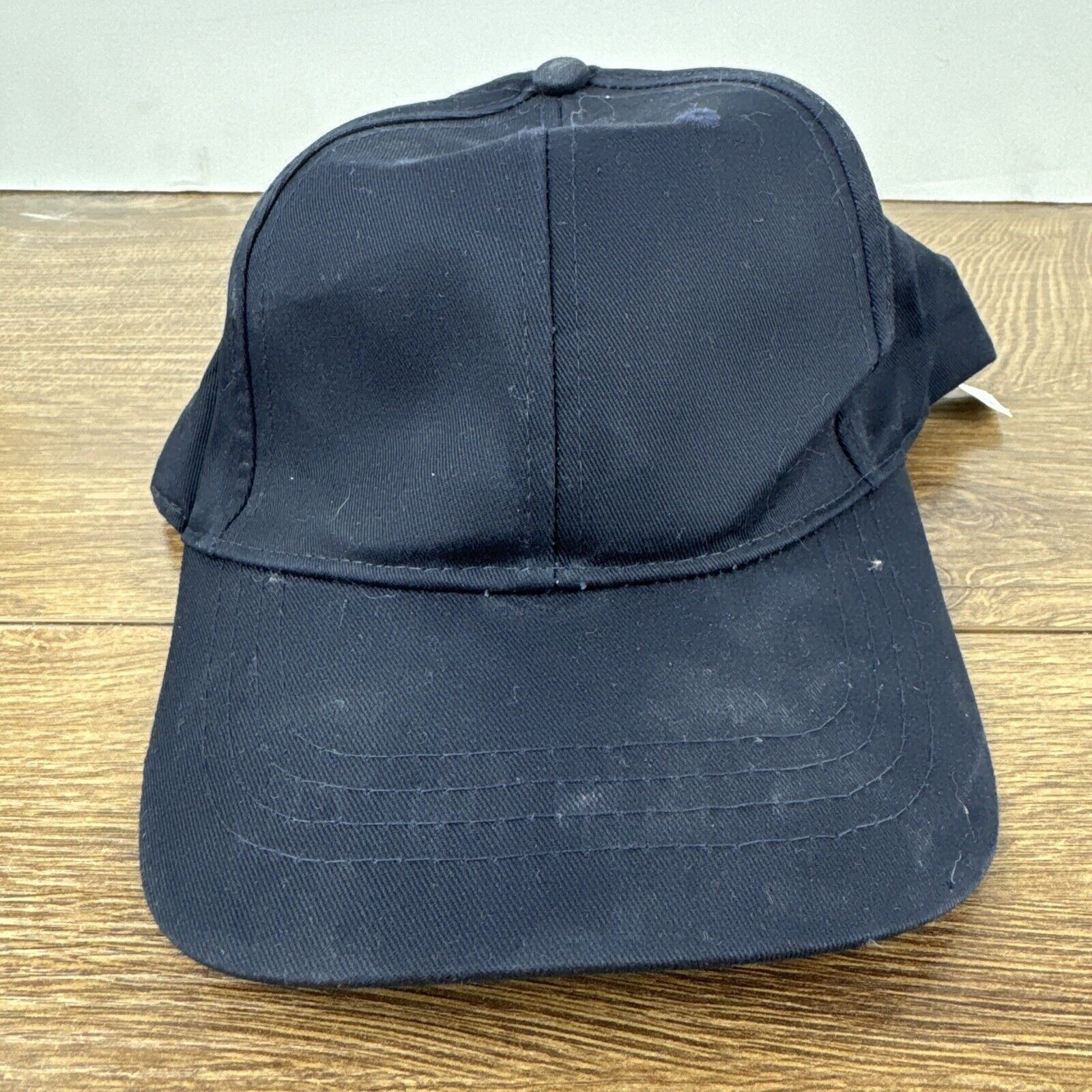 Other Plain Black Hat Adjustable Adult Size Hat Cap Baseball Hat Size ONE SIZE - 4 Thumbnail