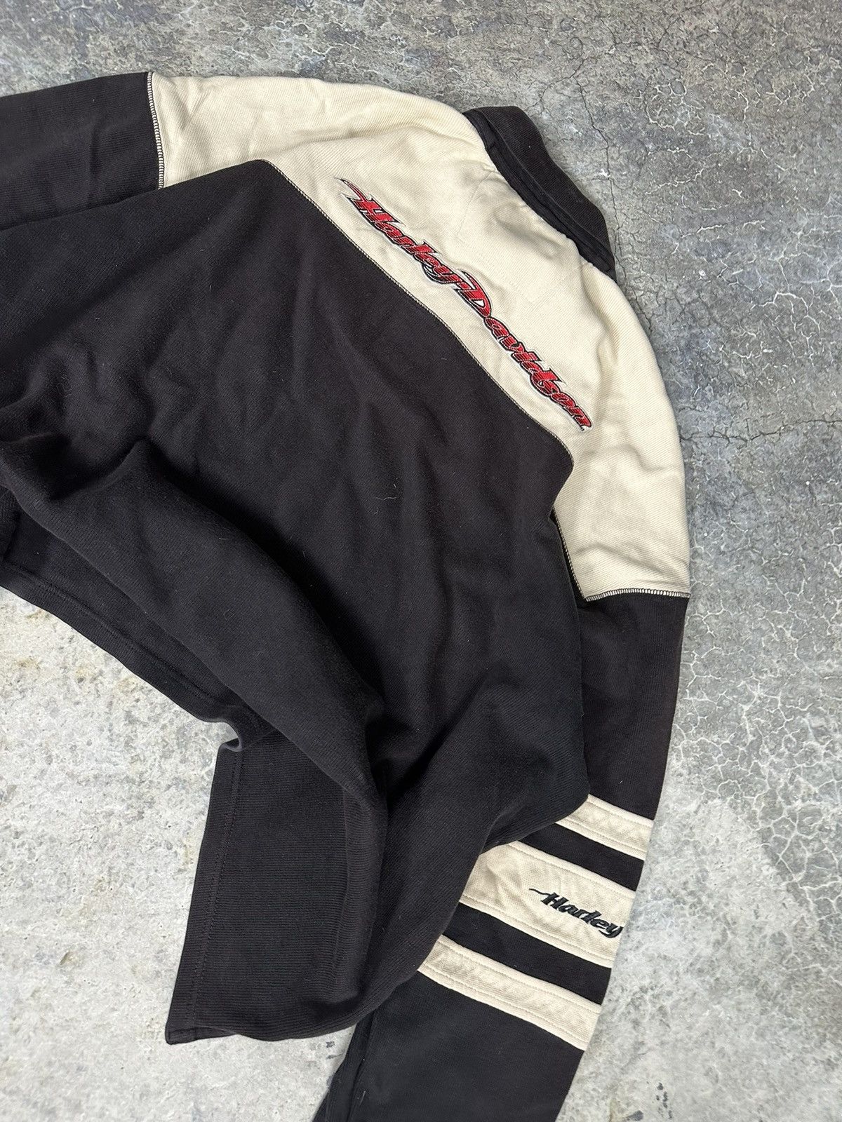 Harley Davidson × Vintage Vintage Harley Davidson Sweatshirt Polo Size US XL / EU 56 / 4 - 6 Thumbnail