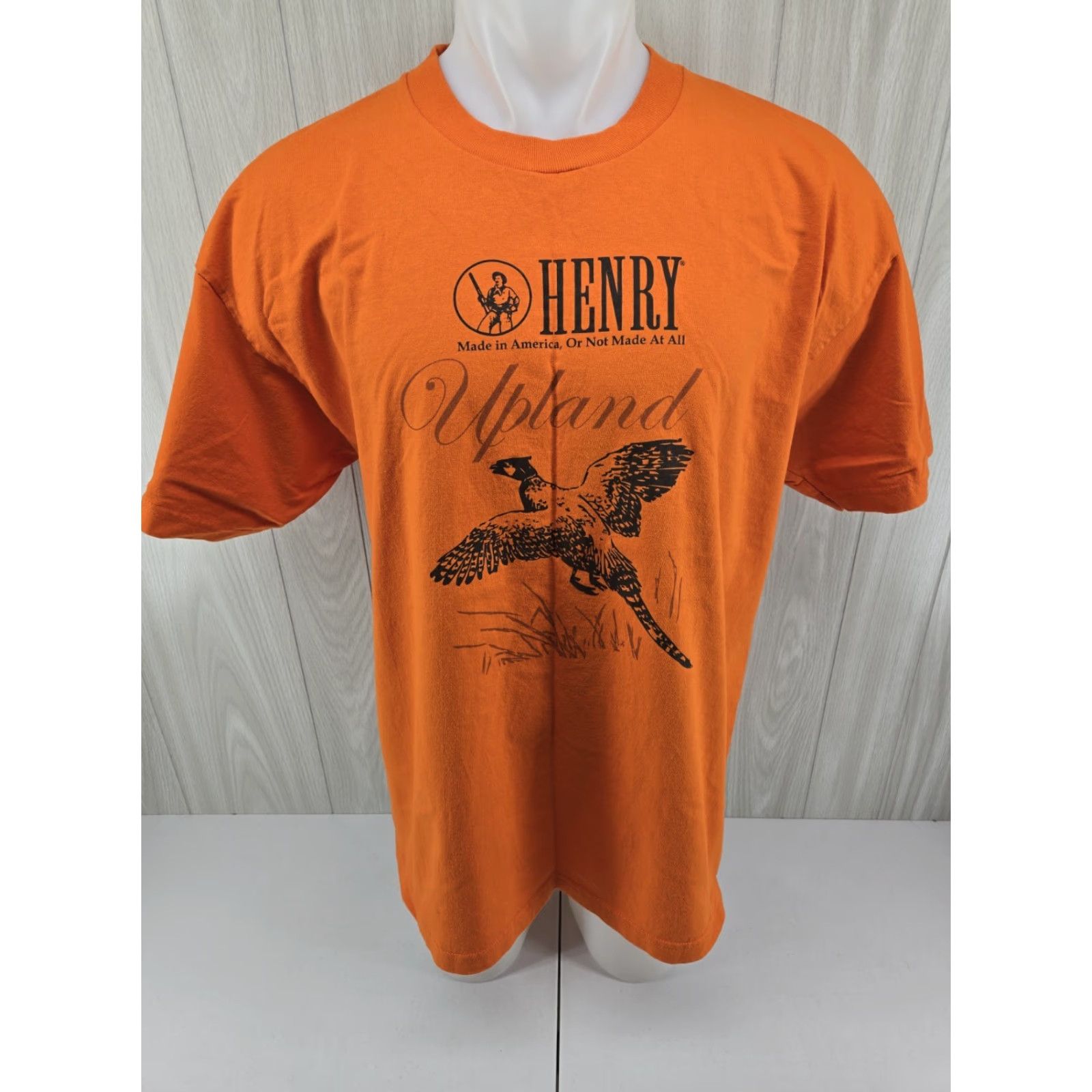 Vintage VINTAGE Bayside Henry Rifles Men’s Shirt 2XL Hunting Orange Shirt Mens 2XL Orange Hunting 90s Theme Team Jersey? Size US XXL / EU 58 / 5 - 2 Thumbnail