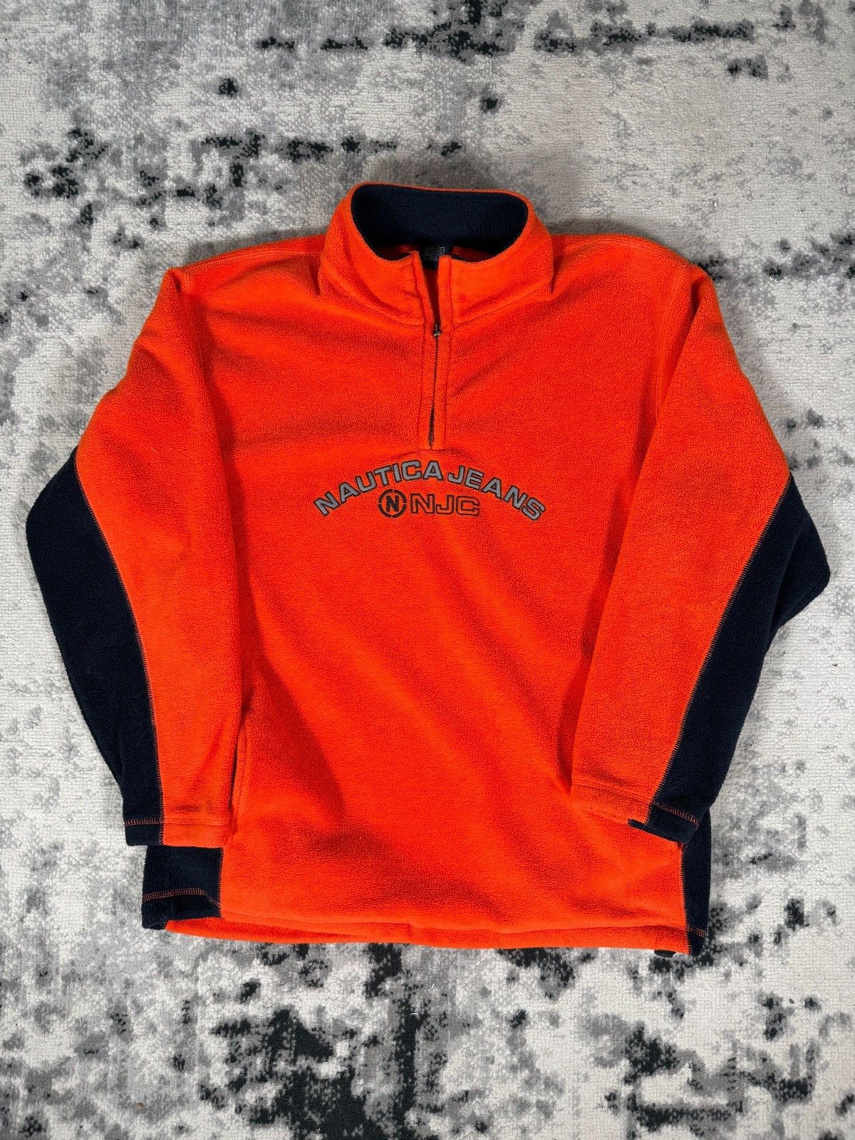 Nautica Vintage 90s USA Nautica Jeans Fleece 1/4 Zip Sweatshirt Size US M / EU 48-50 / 2 - 3 Thumbnail