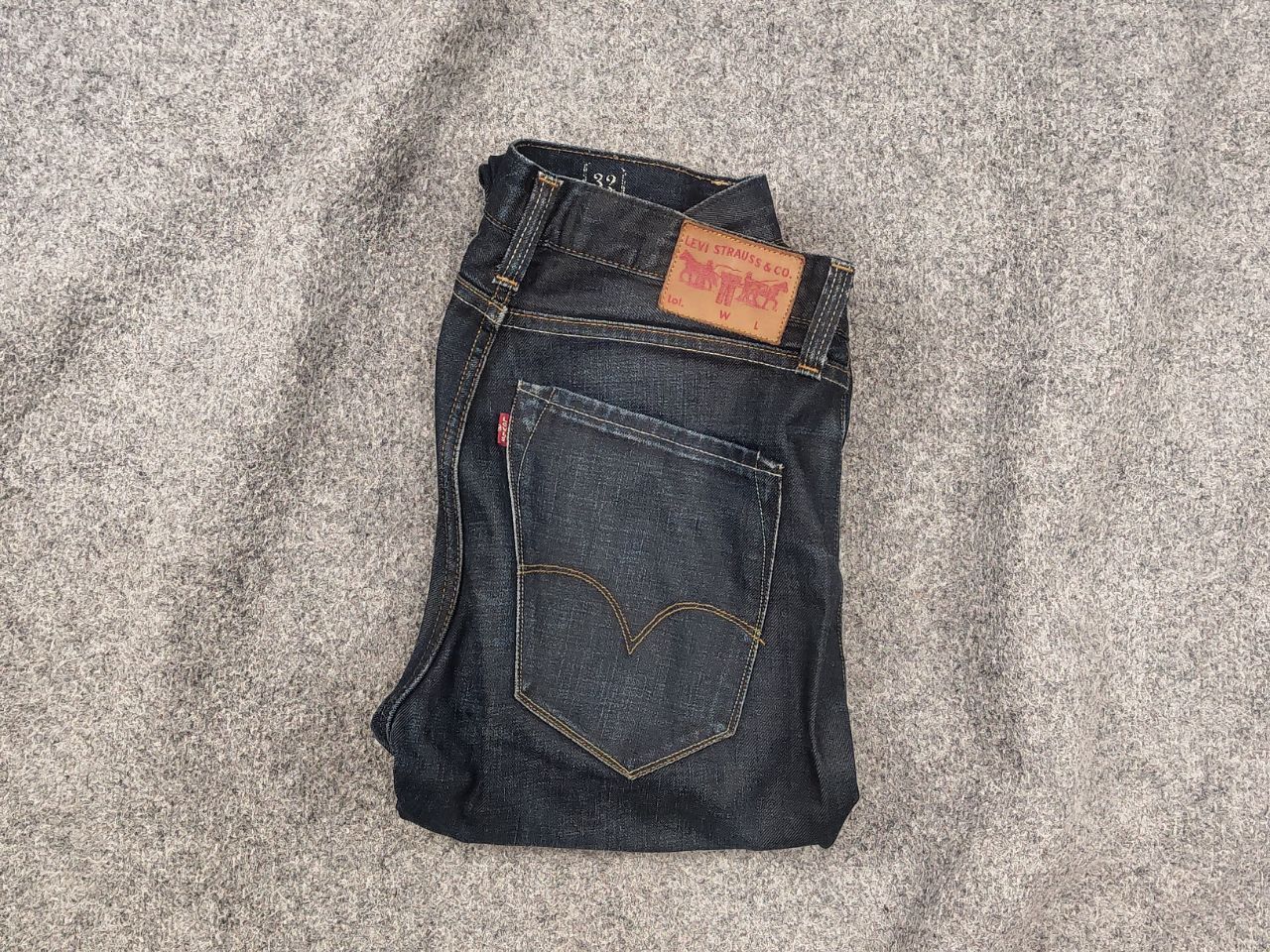 Levi's Vintage Levis Dark Waxed Denim Jeans if six was nine style Size US 32 / EU 48 - 1 Thumbnail