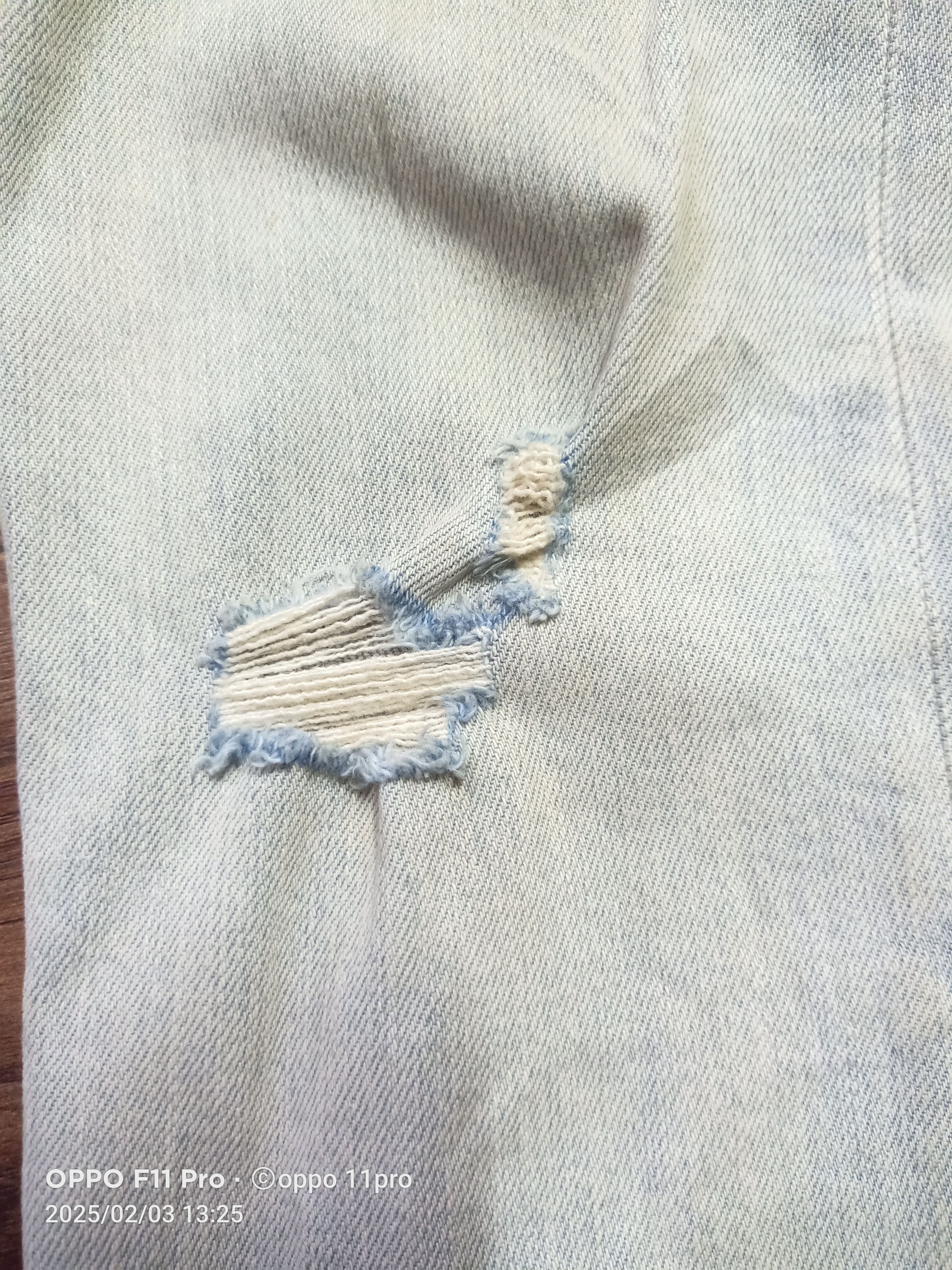 Allsaints All Saint Cigarette Damaged Denim Strenght Slimfit Size US 34 / EU 50 - 14 Thumbnail