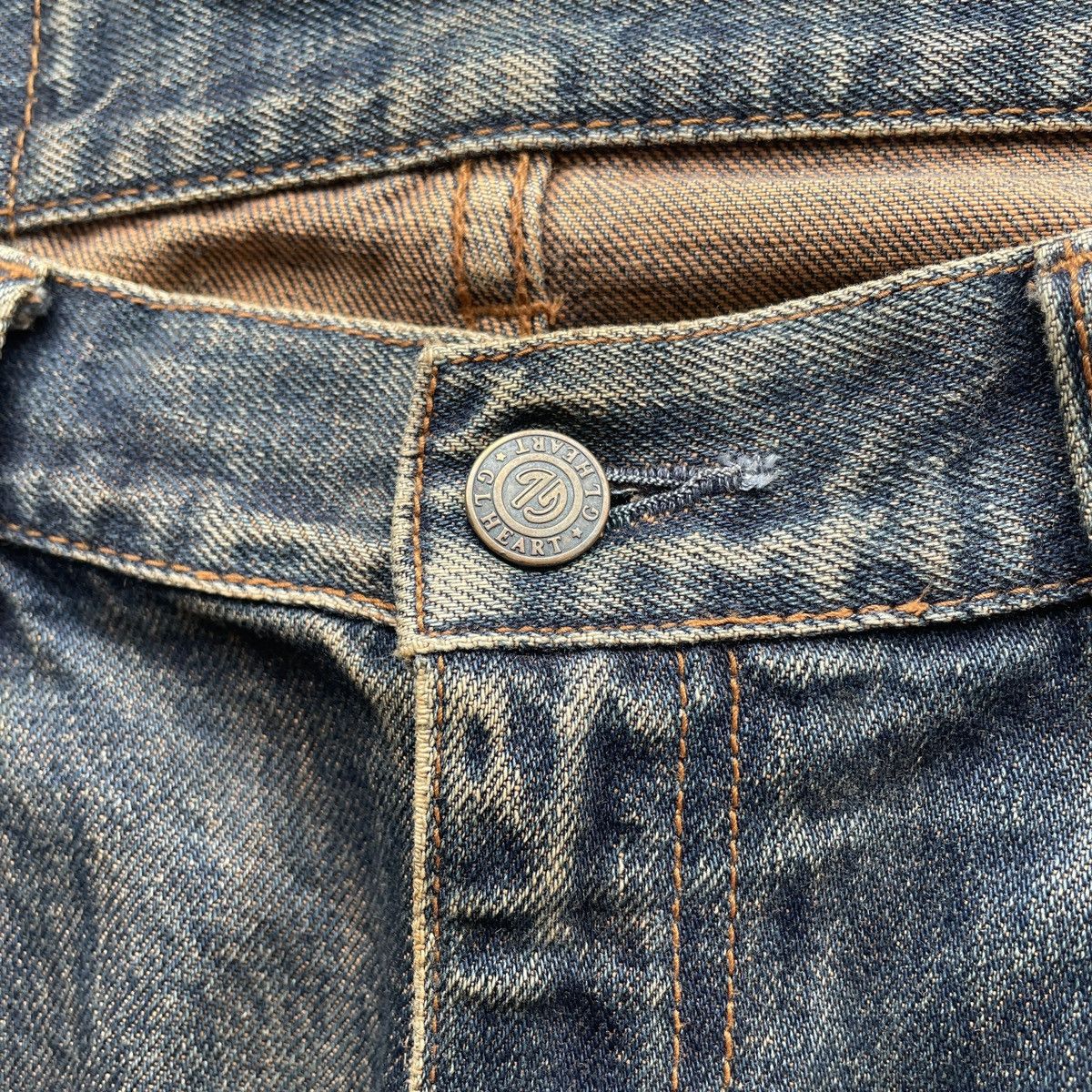 Japanese Brand × Jean Vintage Japan Rusty Jeans Faded Denim Pants W31x28.5 Size US 31 - 6 Thumbnail