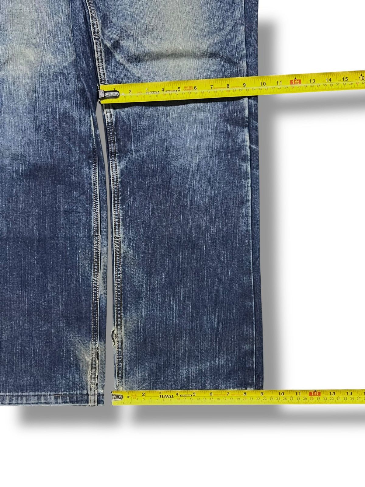Edwin Vintage Edwin Wind Stopper 503WSPJapan - Faded Wash Jeans Size US 37 - 19 Thumbnail