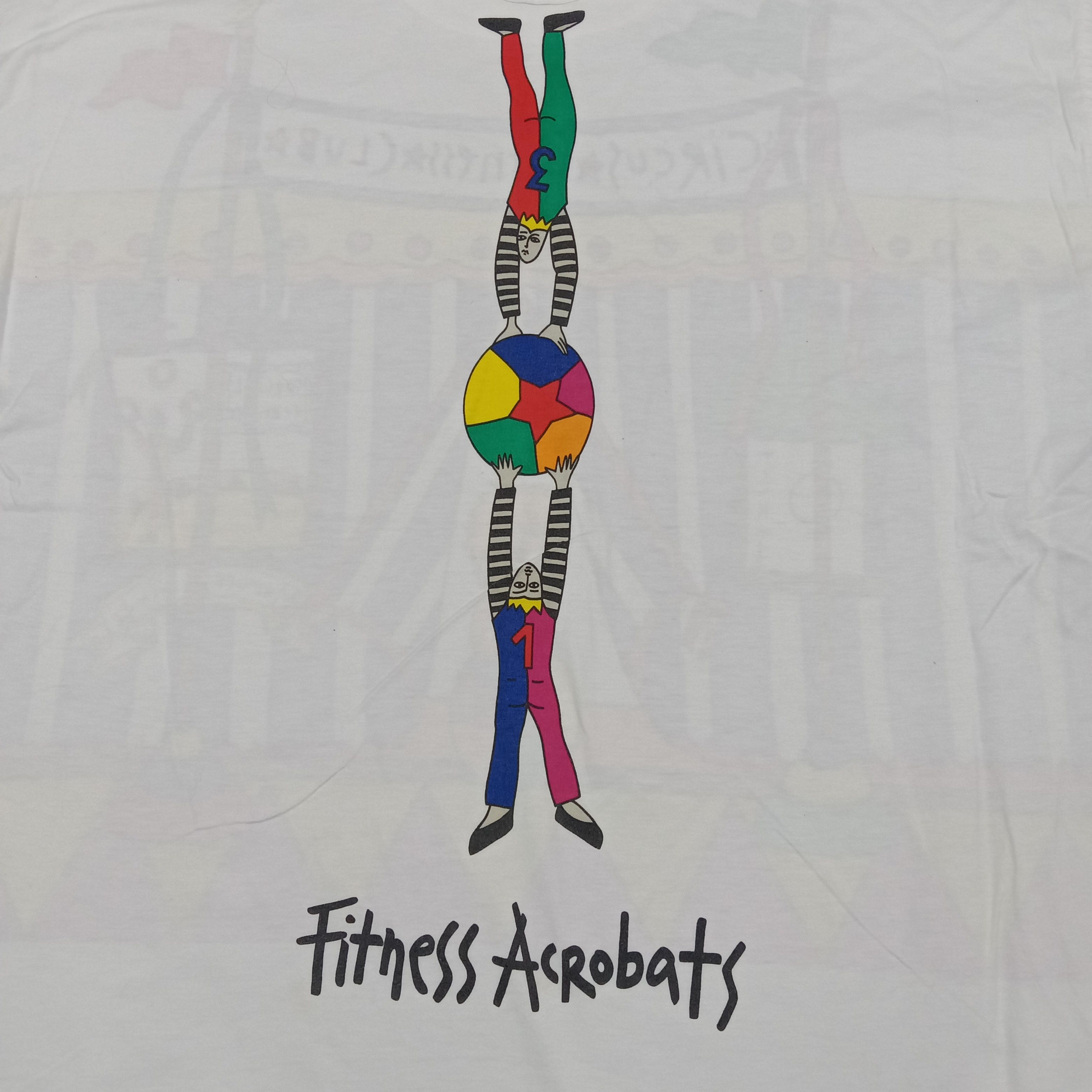 Jean Charles De Castelbajac 90's Castelbajac Sport Circus Retro Tshirt C294N6 Size US L / EU 52-54 / 3 - 5 Thumbnail