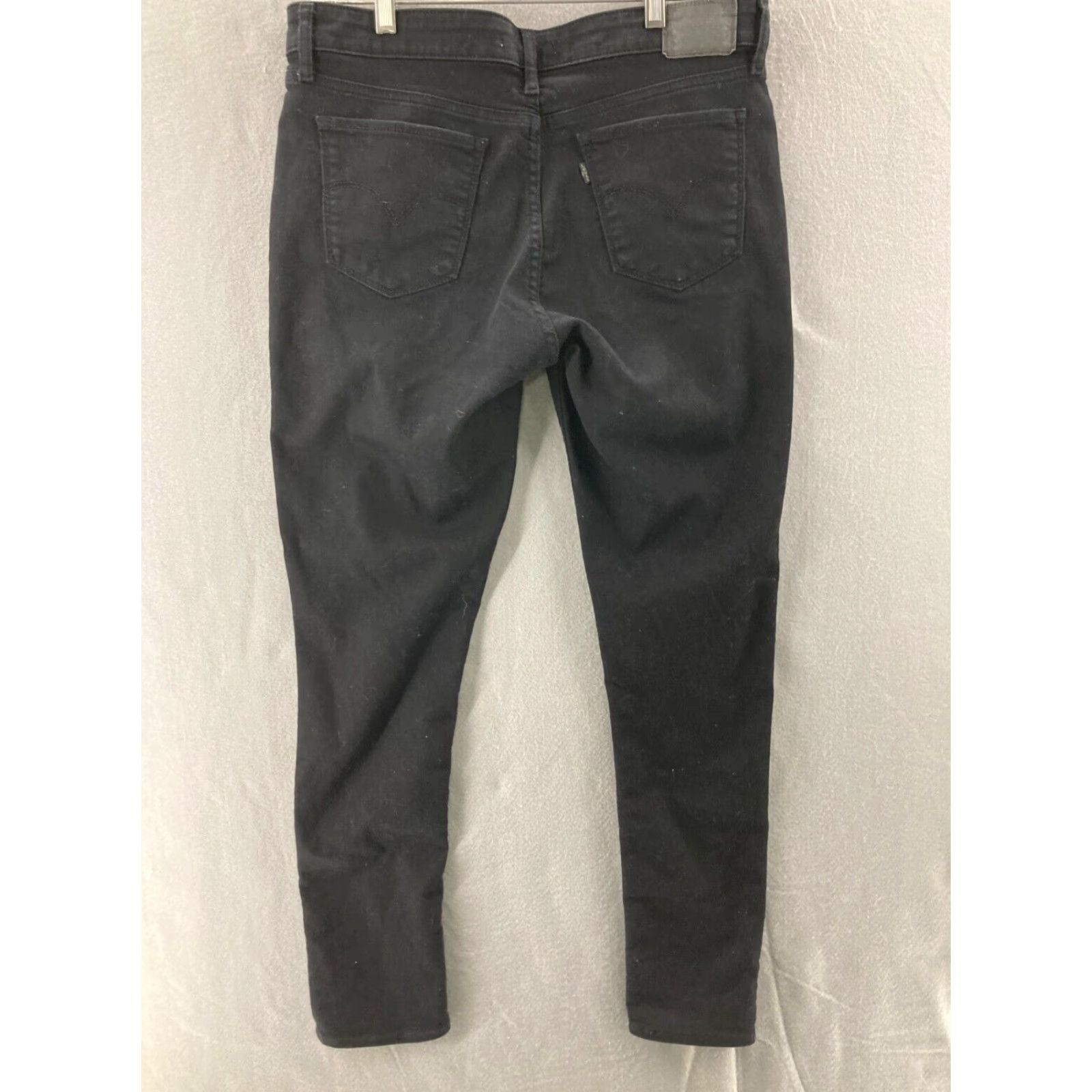 Levi's Levi's 711 Skinny Jeans Womens 32x30 Black Denim Jeans Slim Mid Rise Cotton Blend Regular Color Black 711 Skinny Womens Jeans 32x30 Black Levi's Size 24" / US 00 / IT 34 - 7 Thumbnail