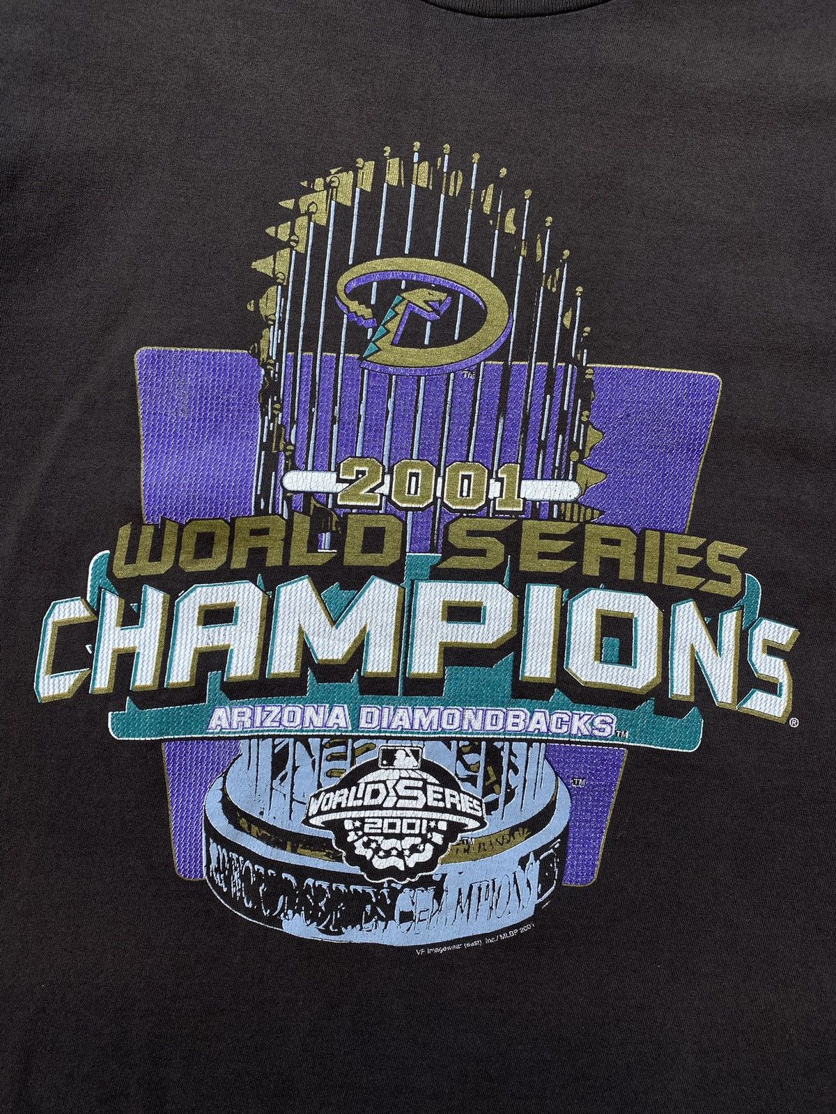 Lee Faded Black 2001 World Series Champions Arizona Diamondbacks Size US M / EU 48-50 / 2 - 4 Thumbnail