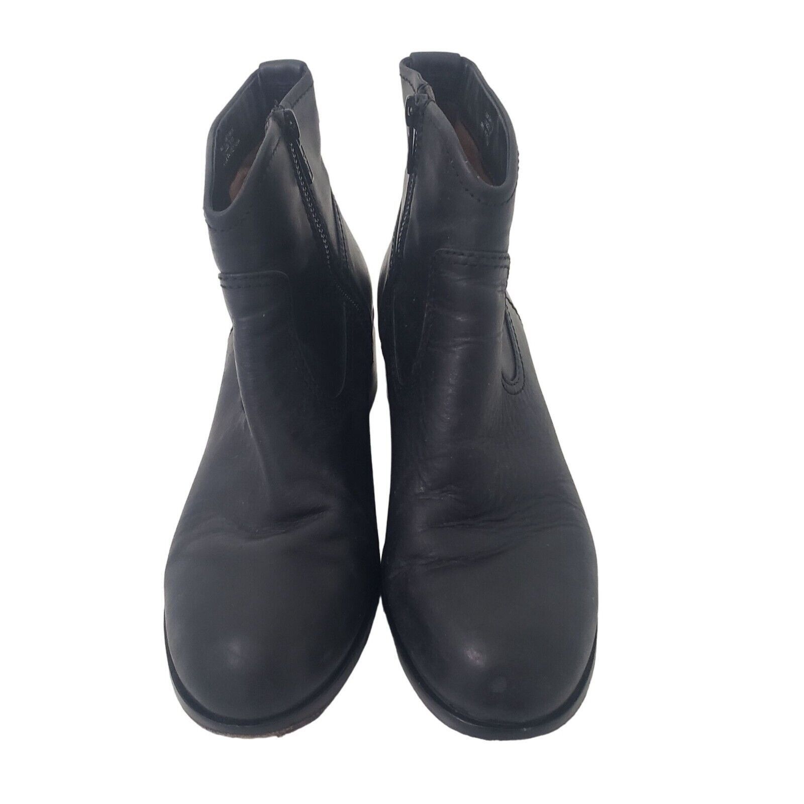 Frye Frye Leather Claire Boots Womens Size 7.5 Chunky Heel Black Size US 7.5 / IT 37.5 - 2 Thumbnail